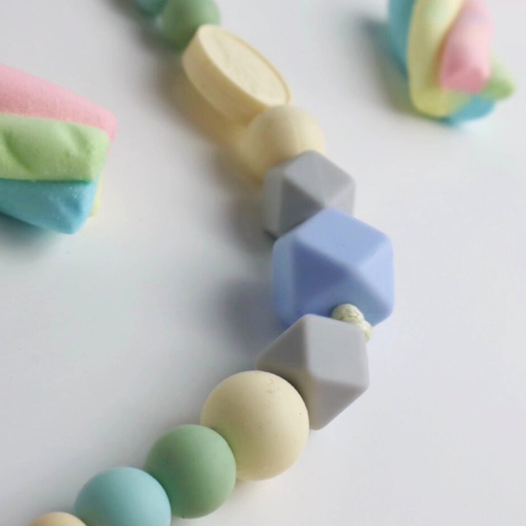 Marian Blue | Silicone Mama Necklace