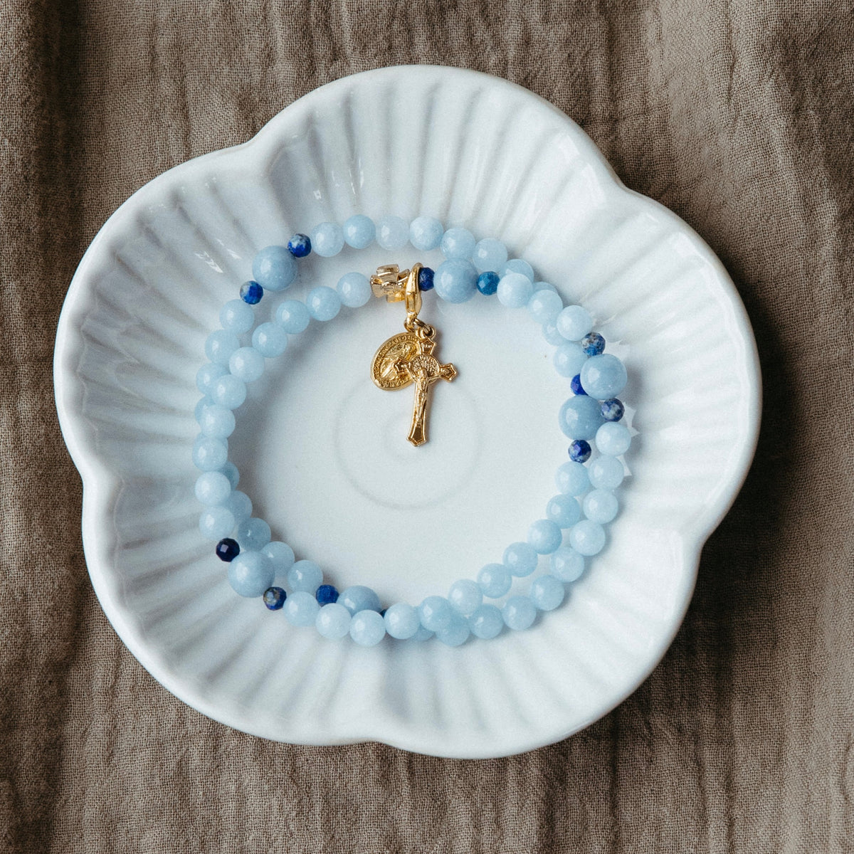 Remembrance Birthstone Rosary Bracelet