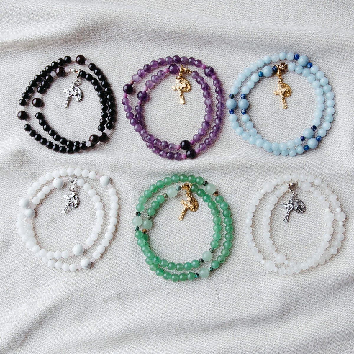 Remembrance Birthstone Rosary Bracelet