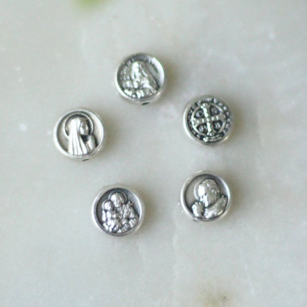 Choose your Saint | Custom Saint Rosary Bracelet |Large