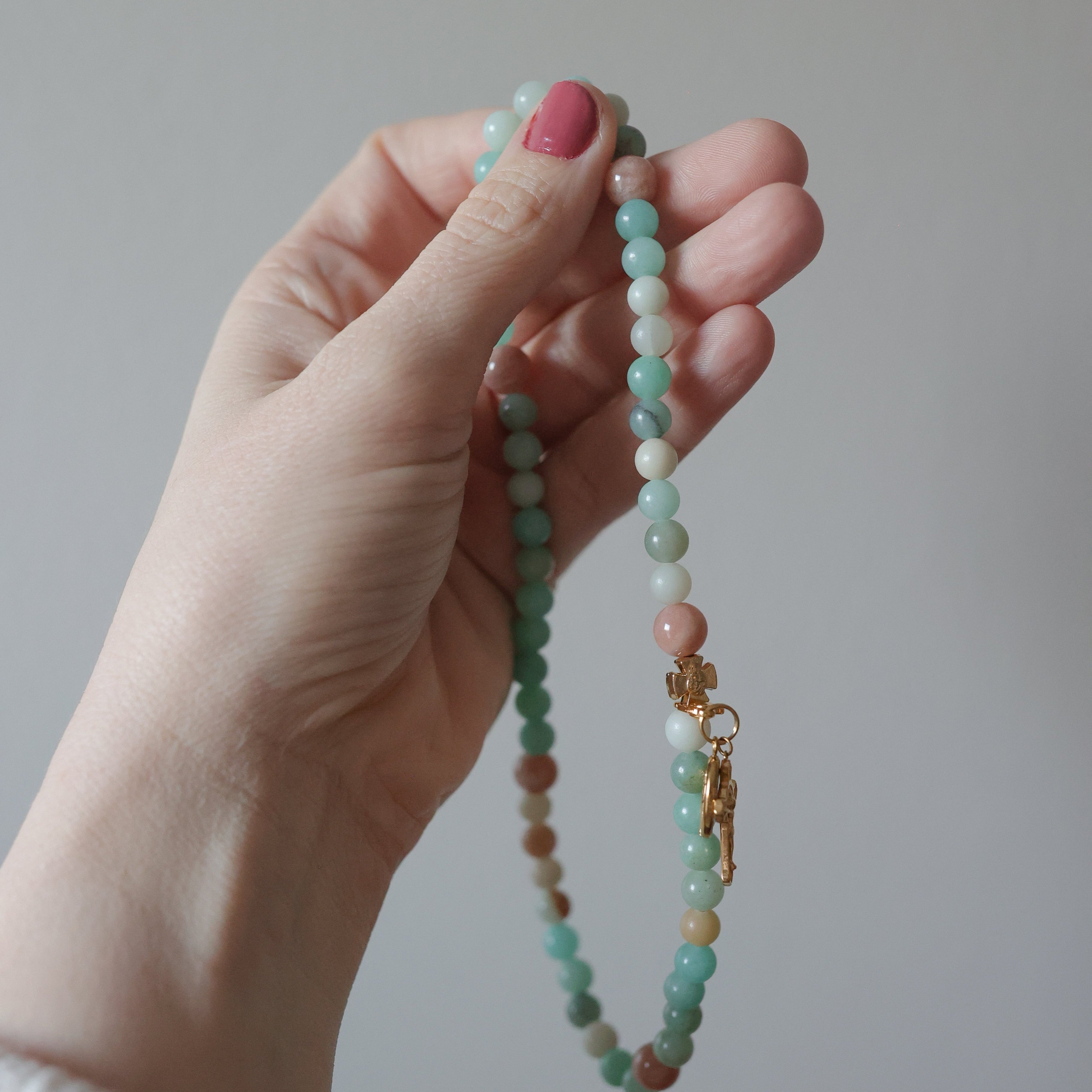 Gianna | Stretch & Wrap Rosary Bracelet