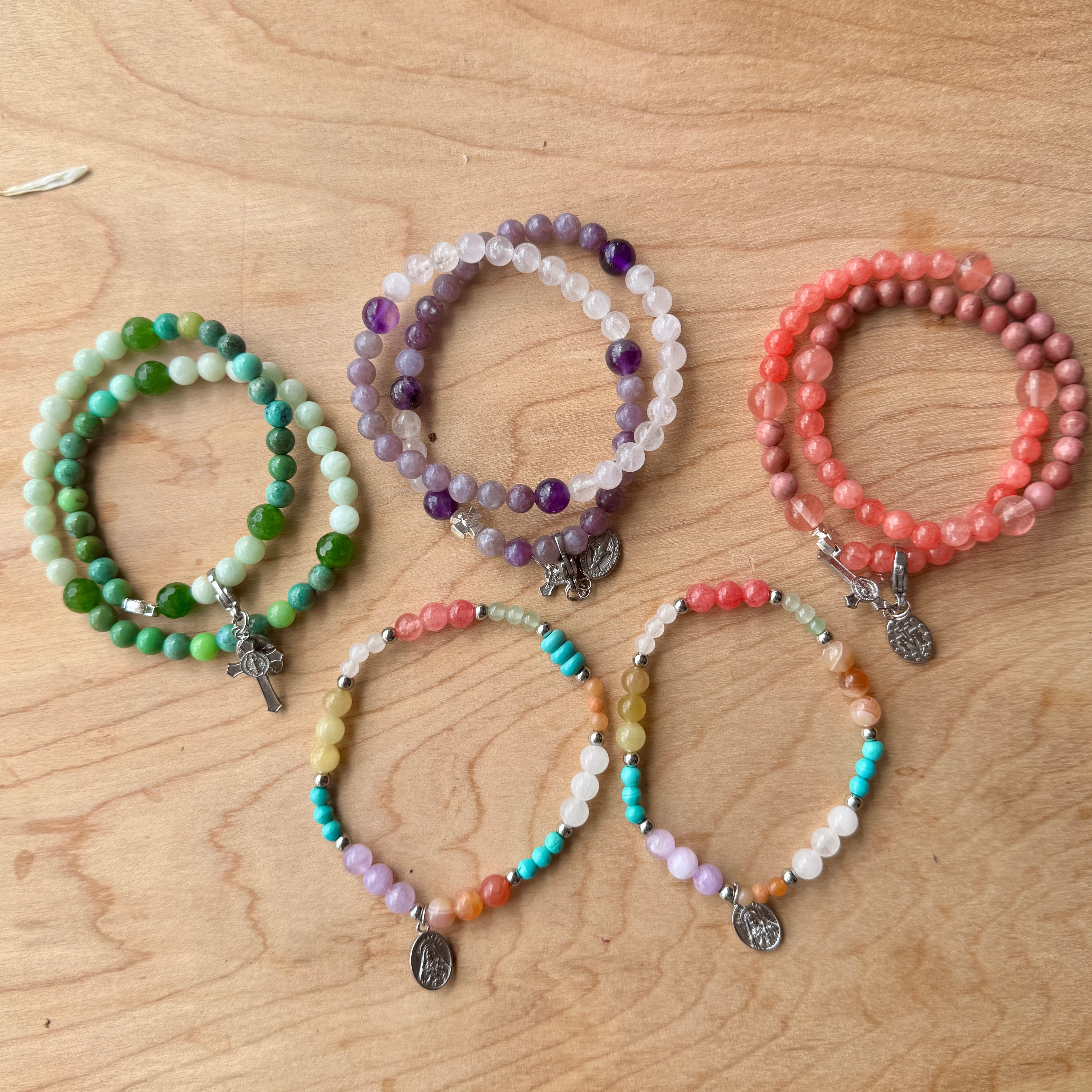 The Fleurette Gemstone Accent Bracelet