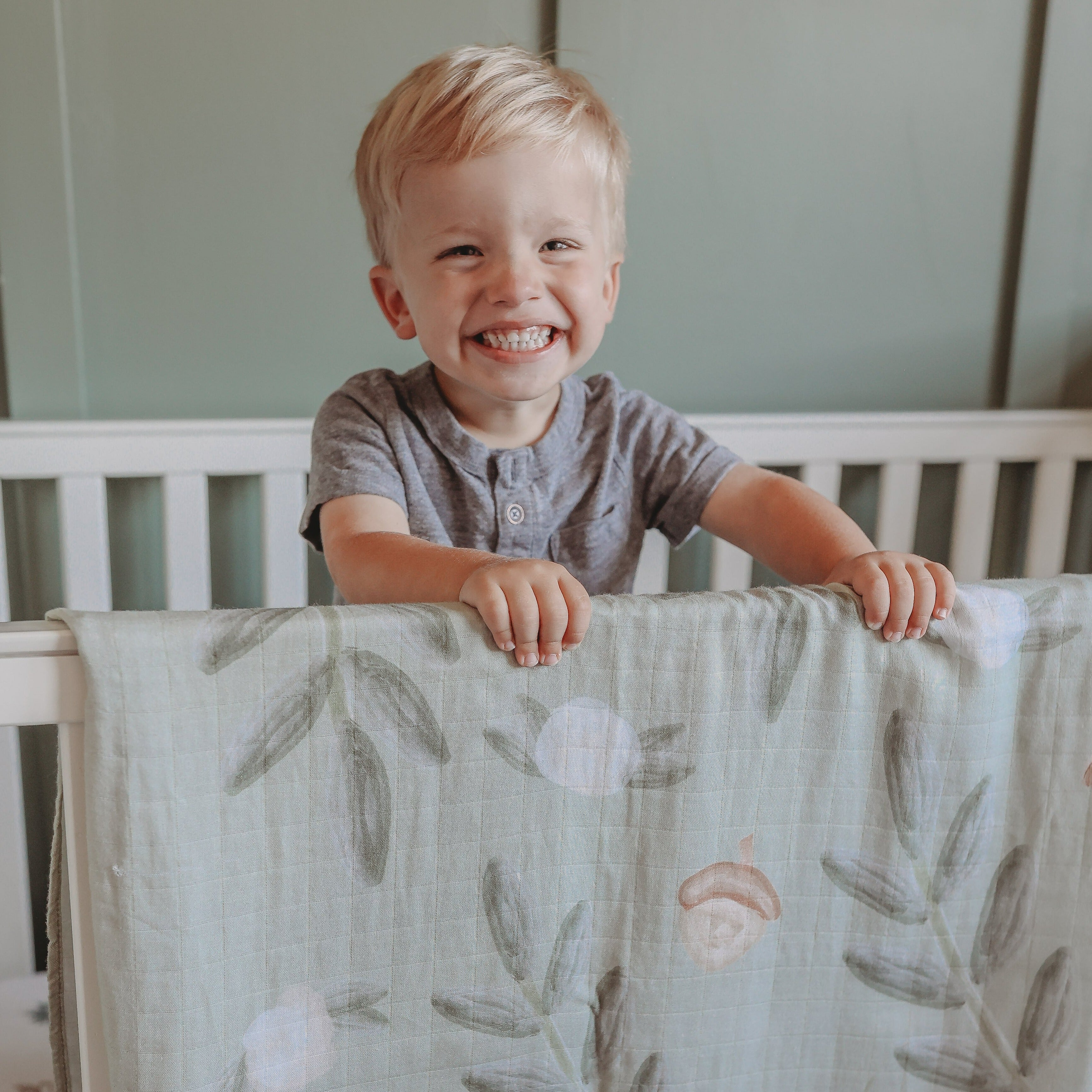 Assisi Catholic Baby Blanket | Bamboo Muslin Swaddle