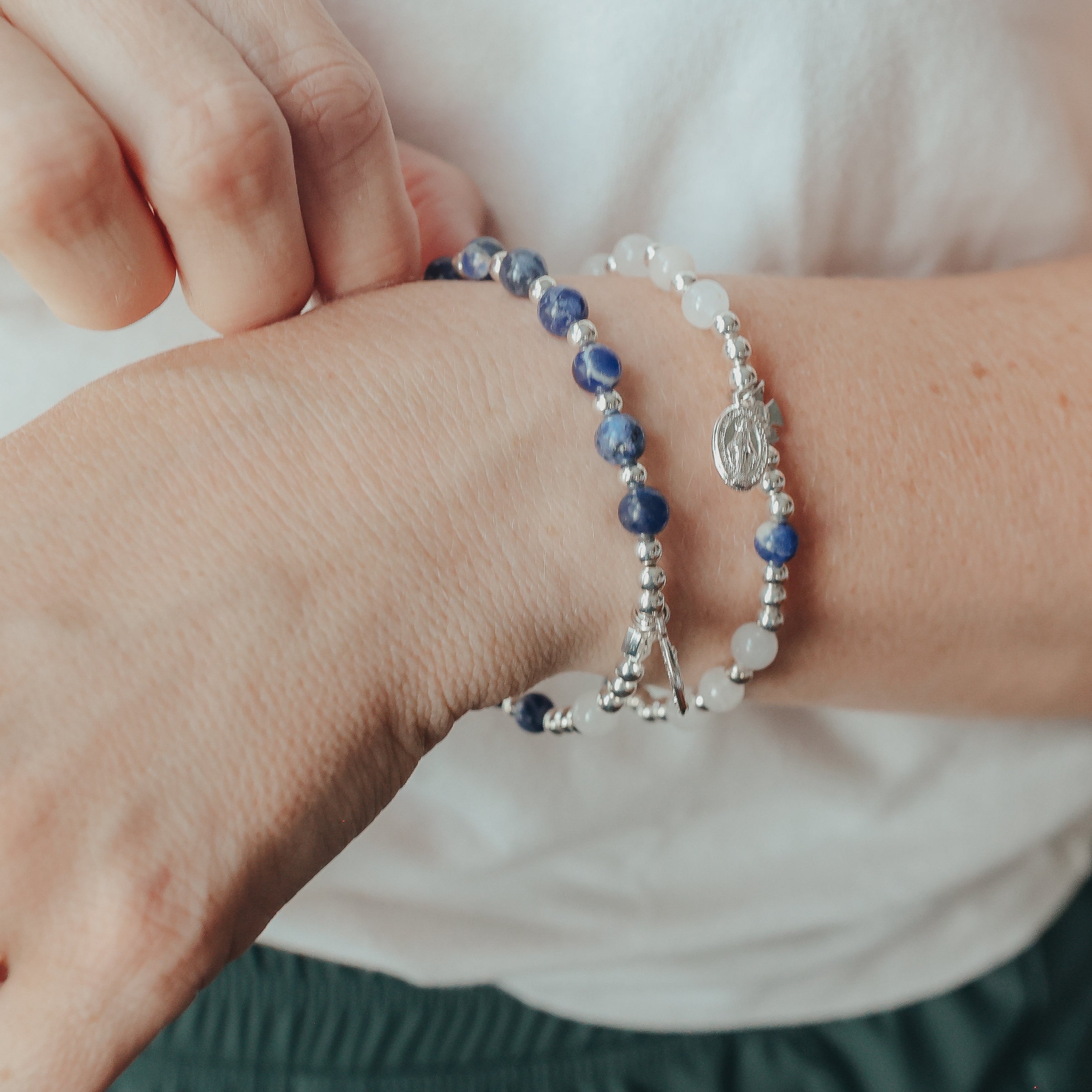 Saint Teresa of Calcutta and Saint John Paul II | Best Friends Decade Set