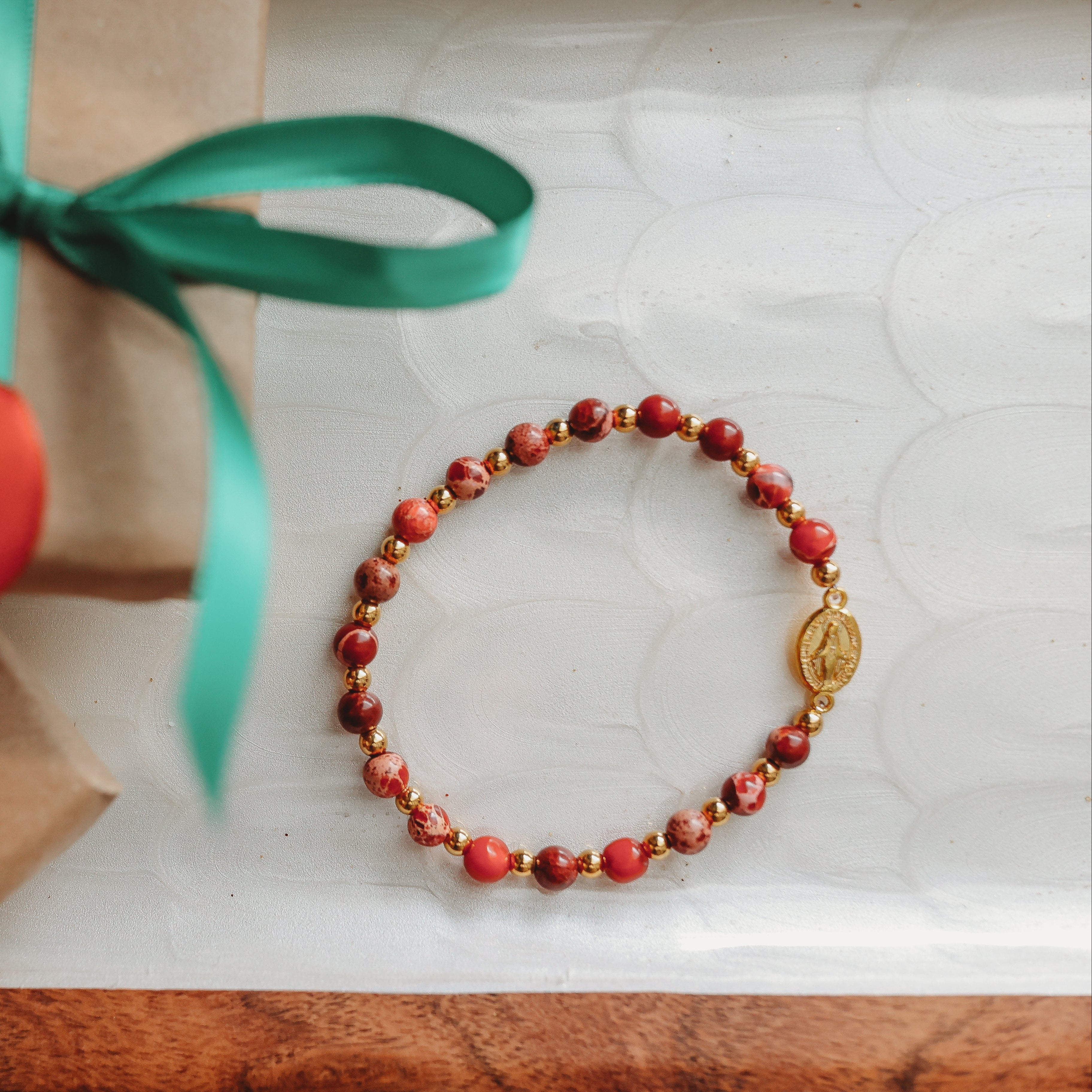 Miraculous Medal Stackable Accent Bracelets