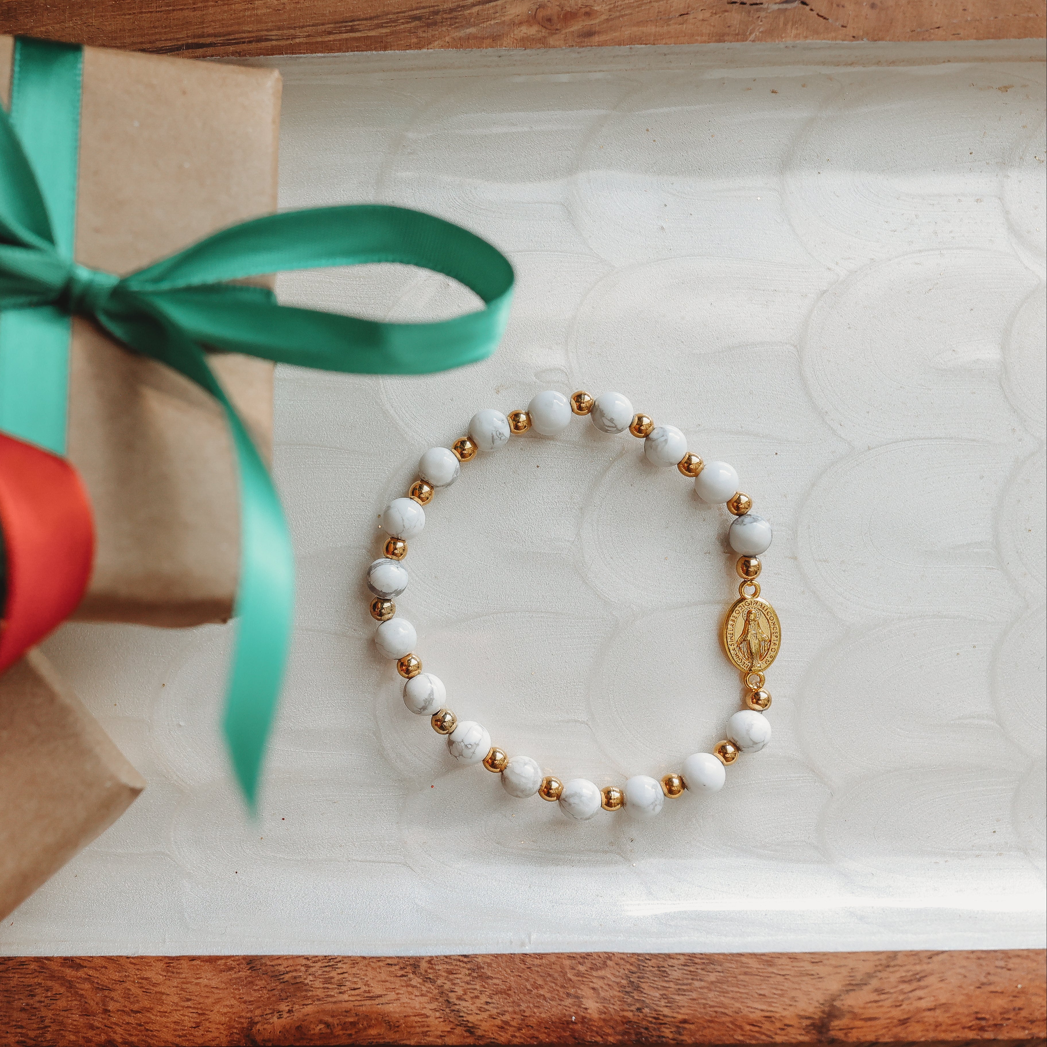 Miraculous Medal Stackable Accent Bracelets