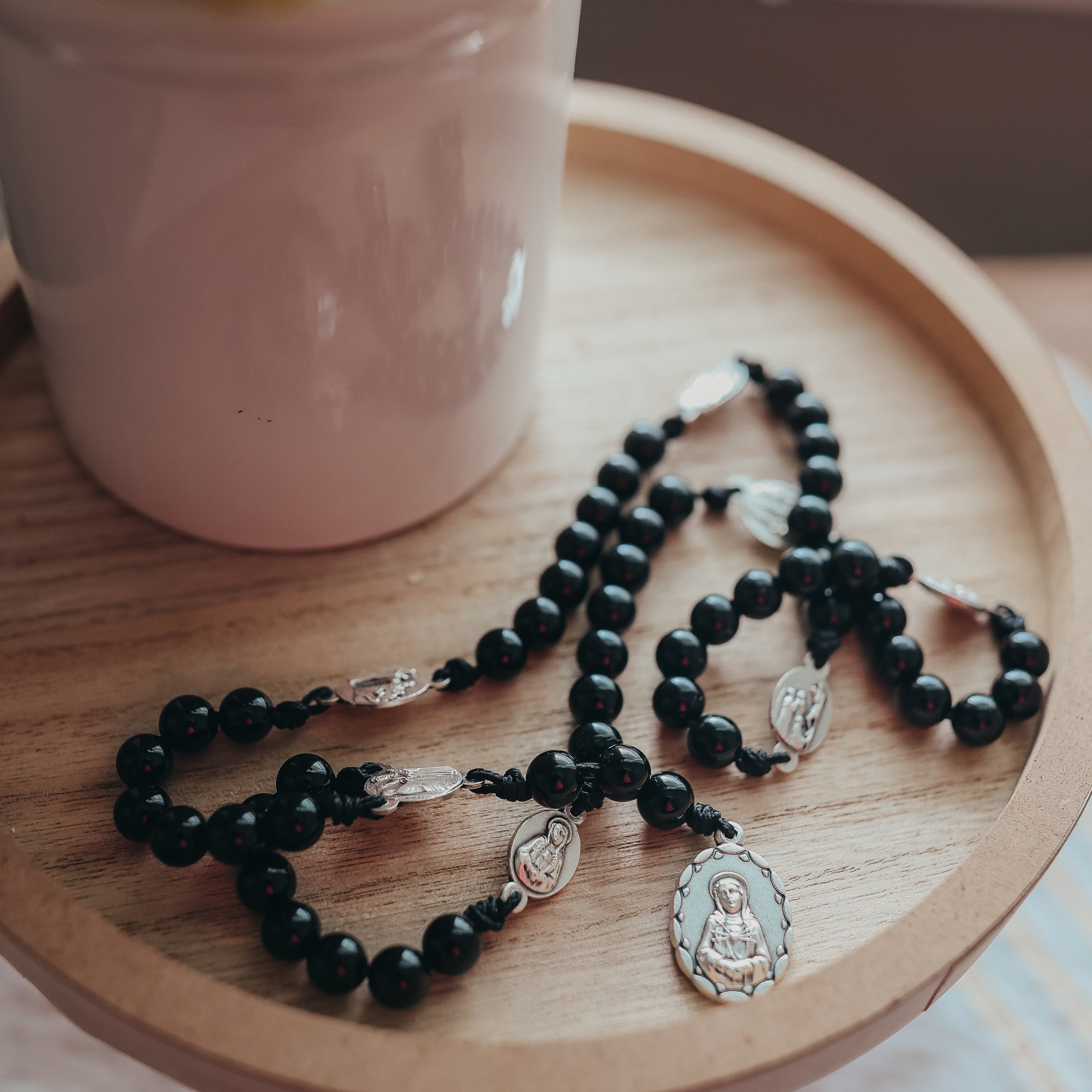 Seven Sorrows Gemstone Rosary | Limited Edition