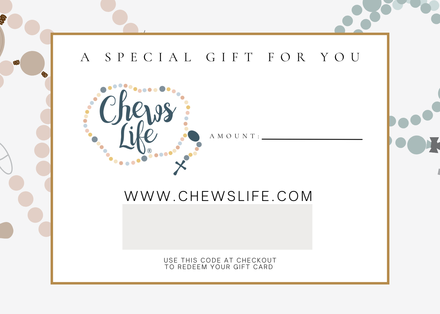 Essentials Baby Gift Set | Chews Life Silicone Rosary & Muslin Swaddle
