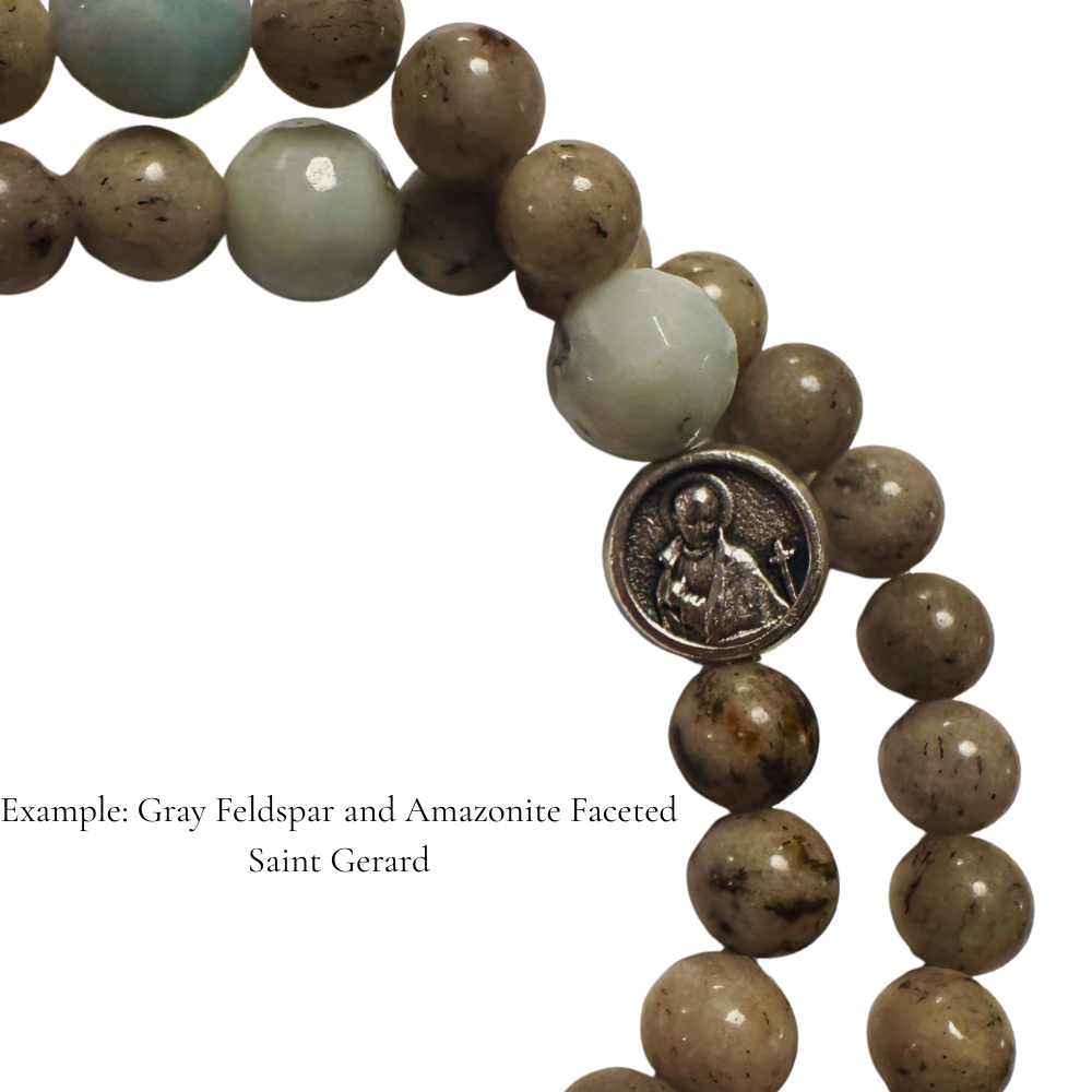 Choose your Saint | Custom Saint Rosary Bracelet | Medium