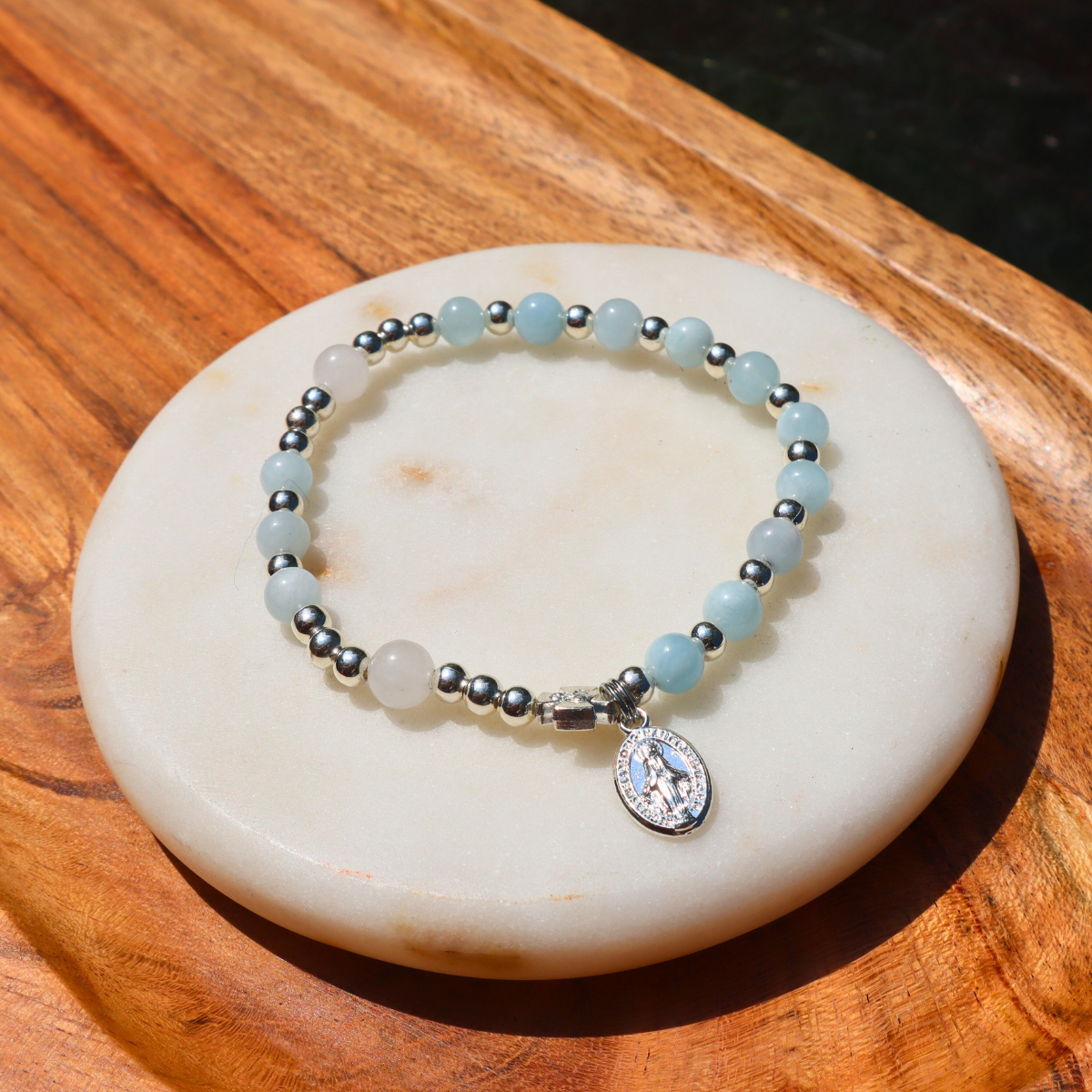 Cosmos Gemstone Decade Bracelet