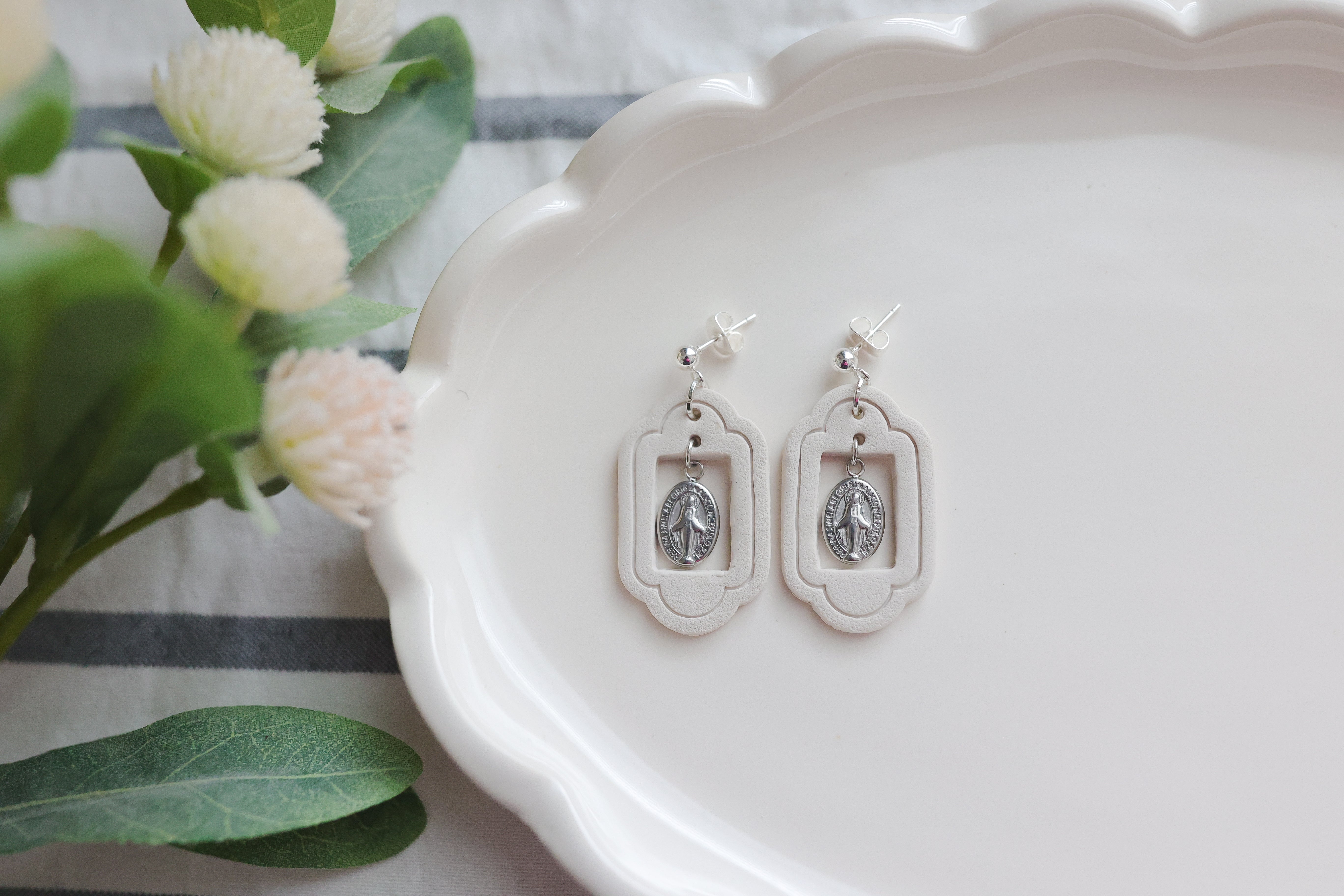 Ave Grotto Earrings | Holy Family Winter Collection