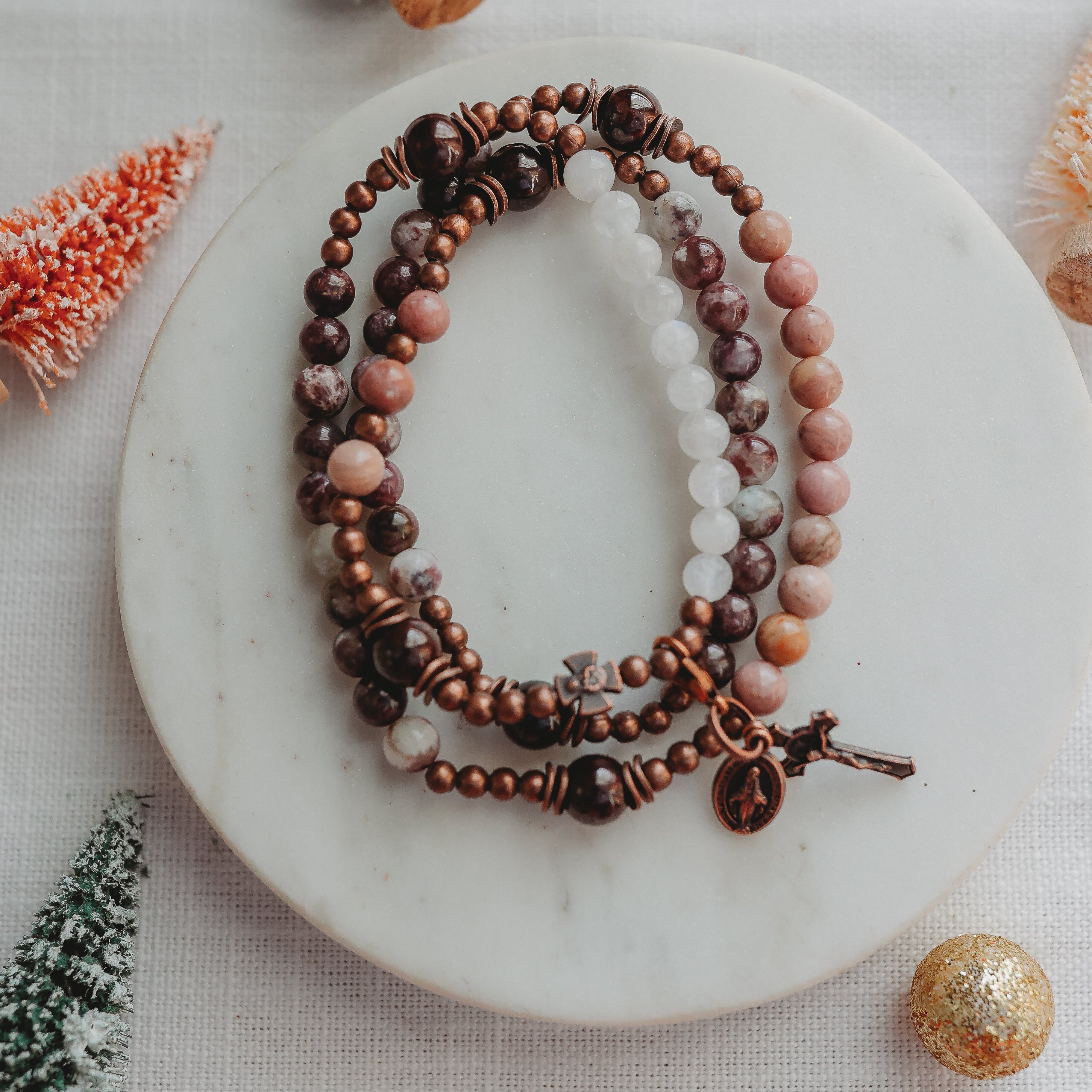 2025 Advent Triple Wrap Rosary Bracelet | Limited Edition | Presale
