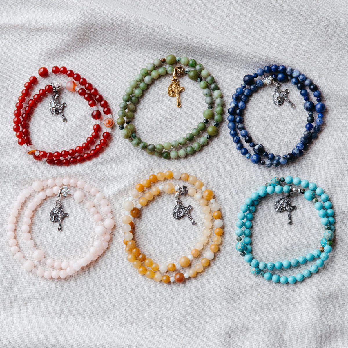 Remembrance Birthstone Rosary Bracelet