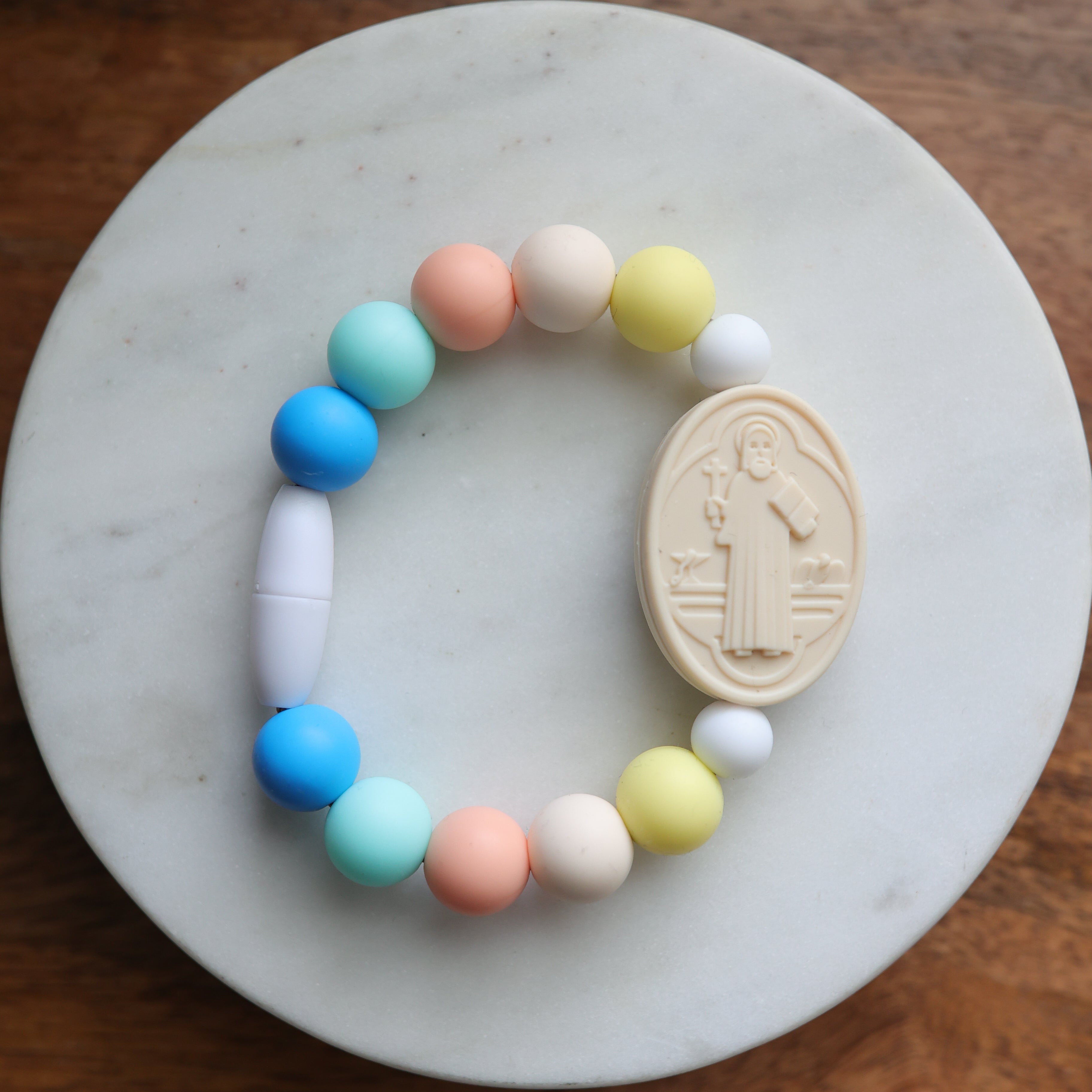 Saint Benedict | Boy Silicone Saint Bracelet