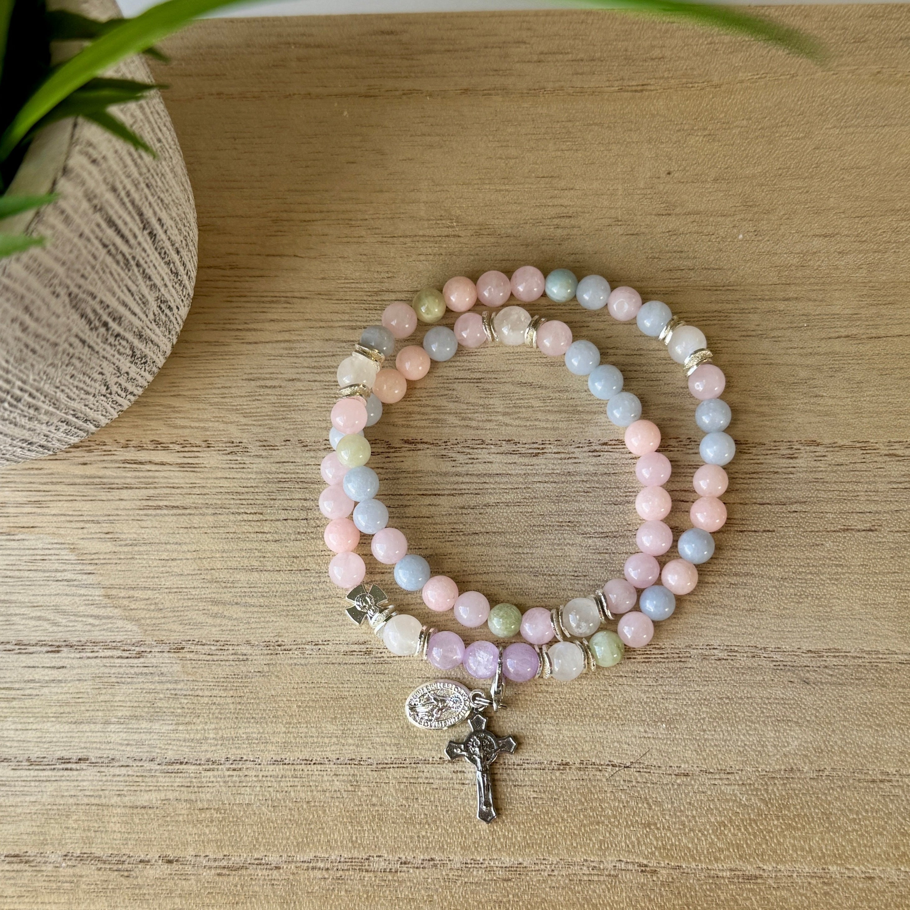 Rainbow Mama | Chews Life Rosary Bracelet | Limited Edition | Silver