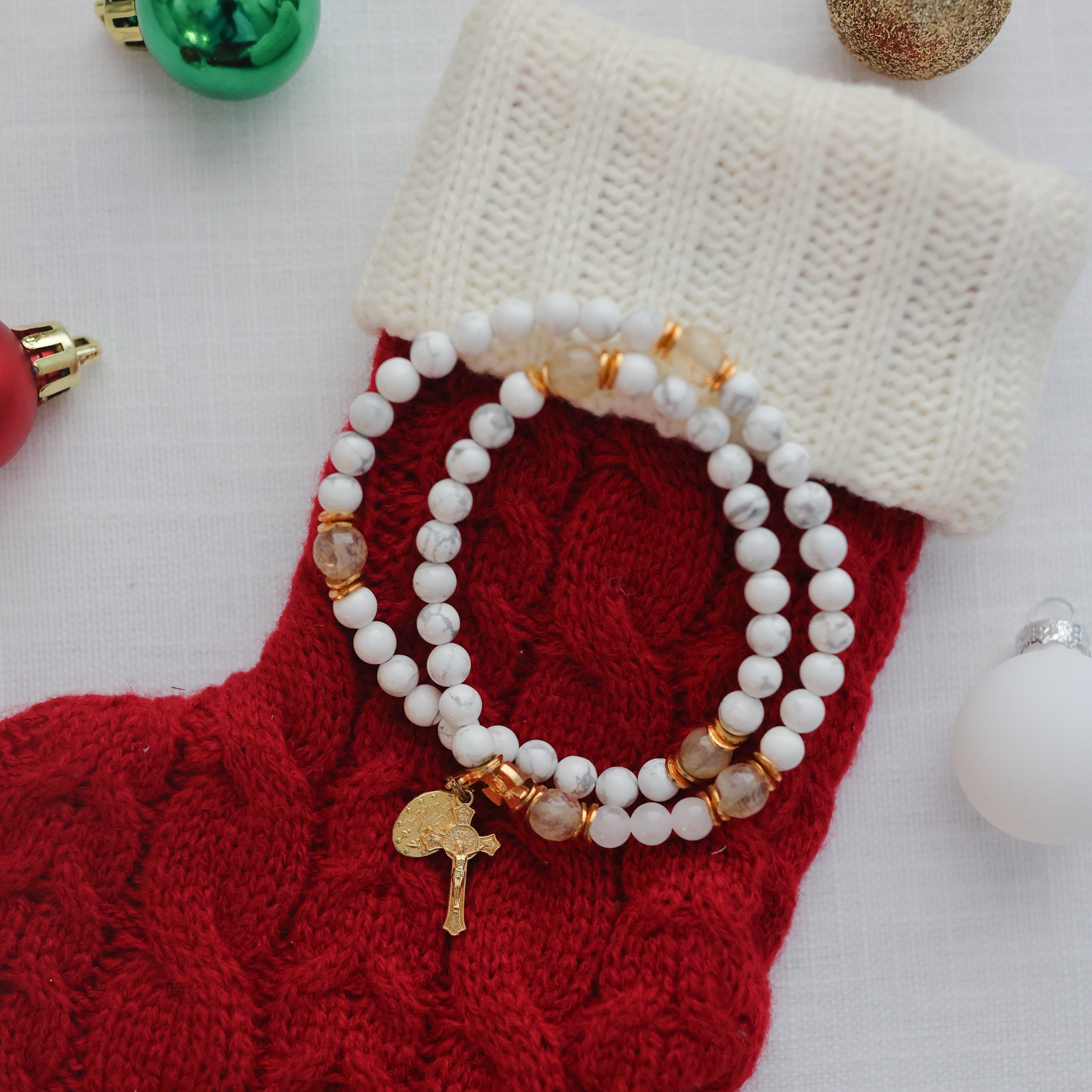 Glory | Lux Rosary Bracelet | Holiday Collection