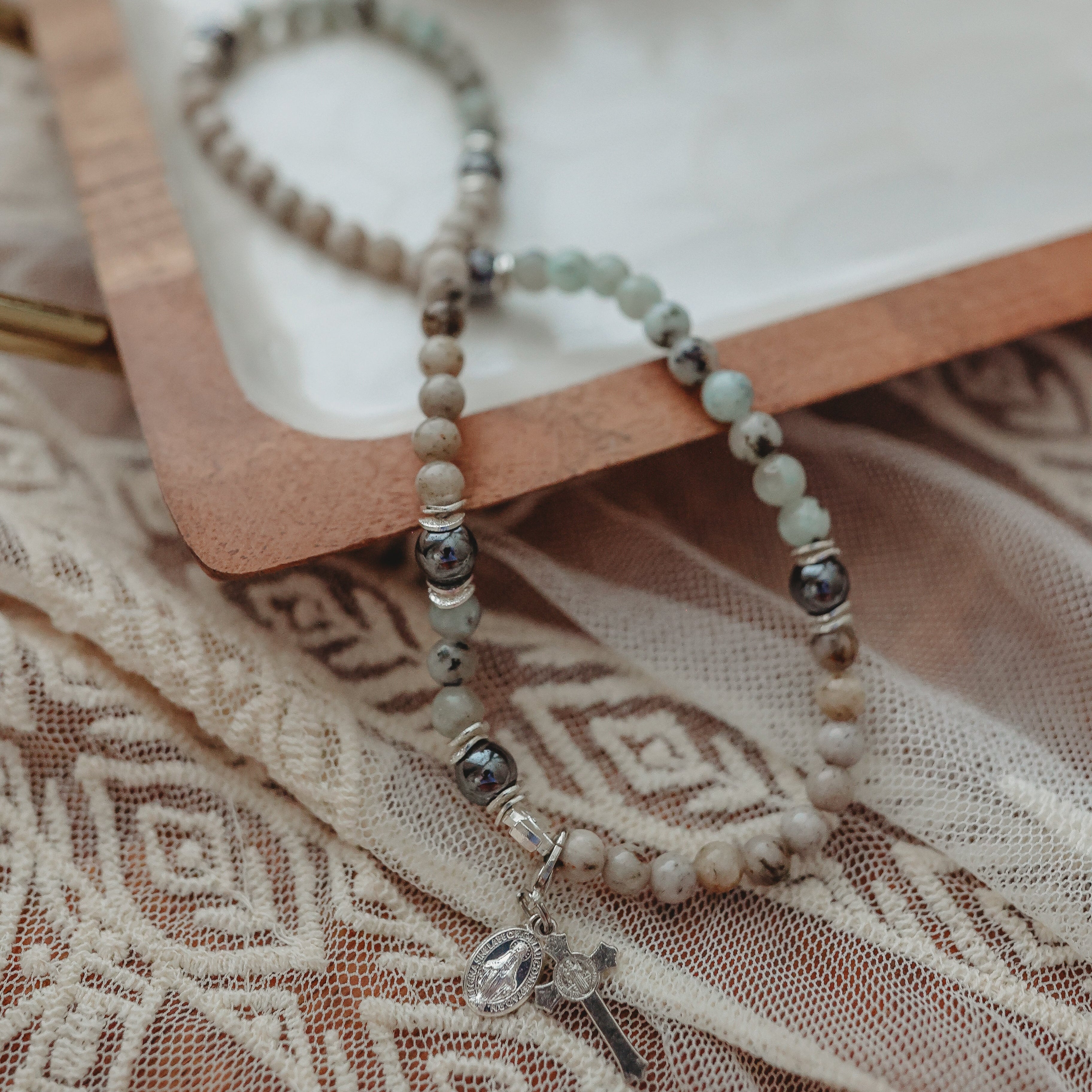 Vianney | Lux Rosary Bracelet | Holiday Collection