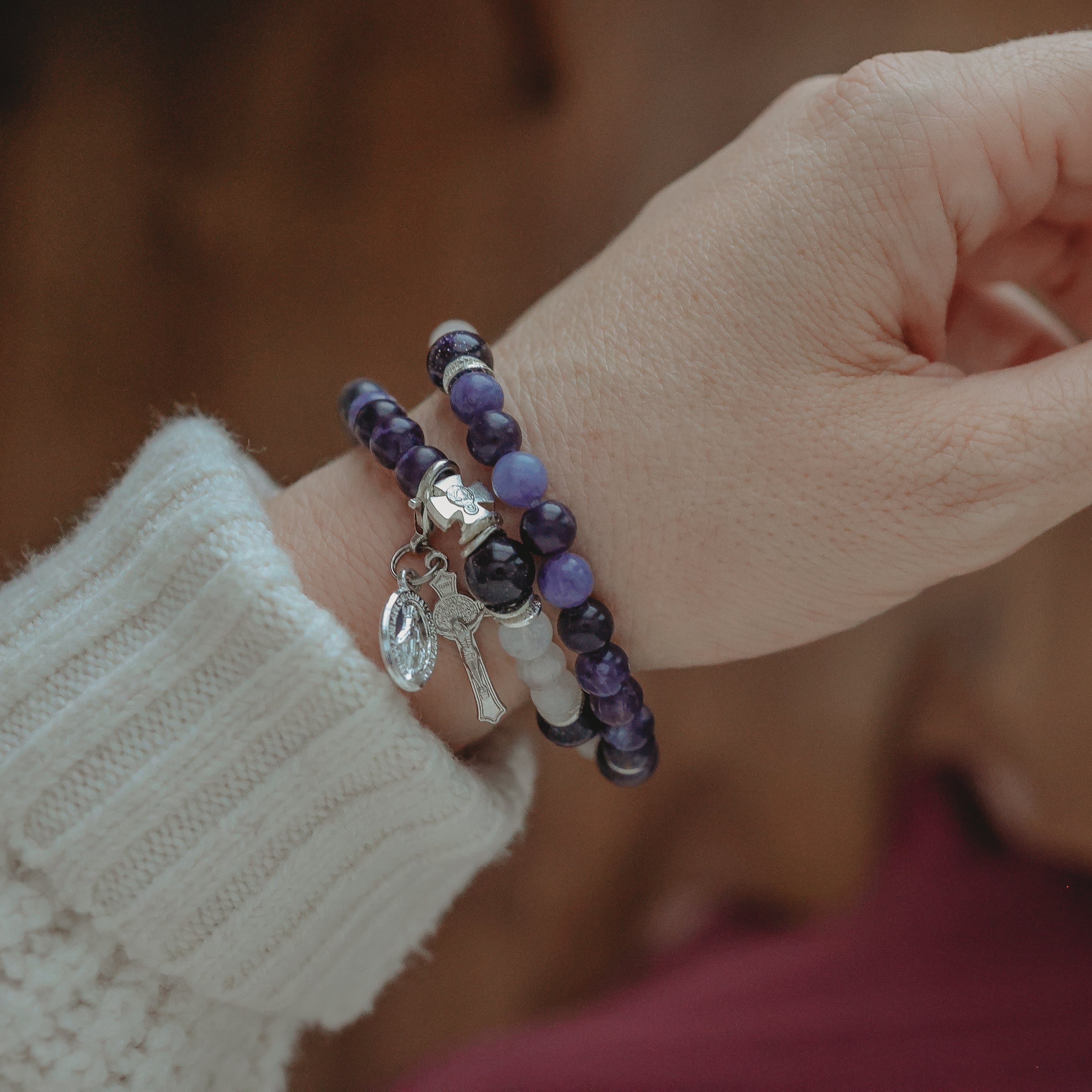 Calcutta | Lux Rosary Bracelet | Holiday Collection