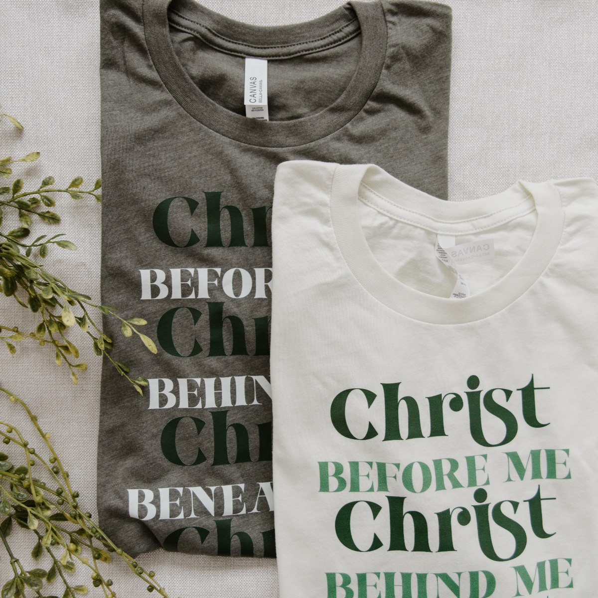Breastplate of St. Patrick Tee | Heathered Military Green