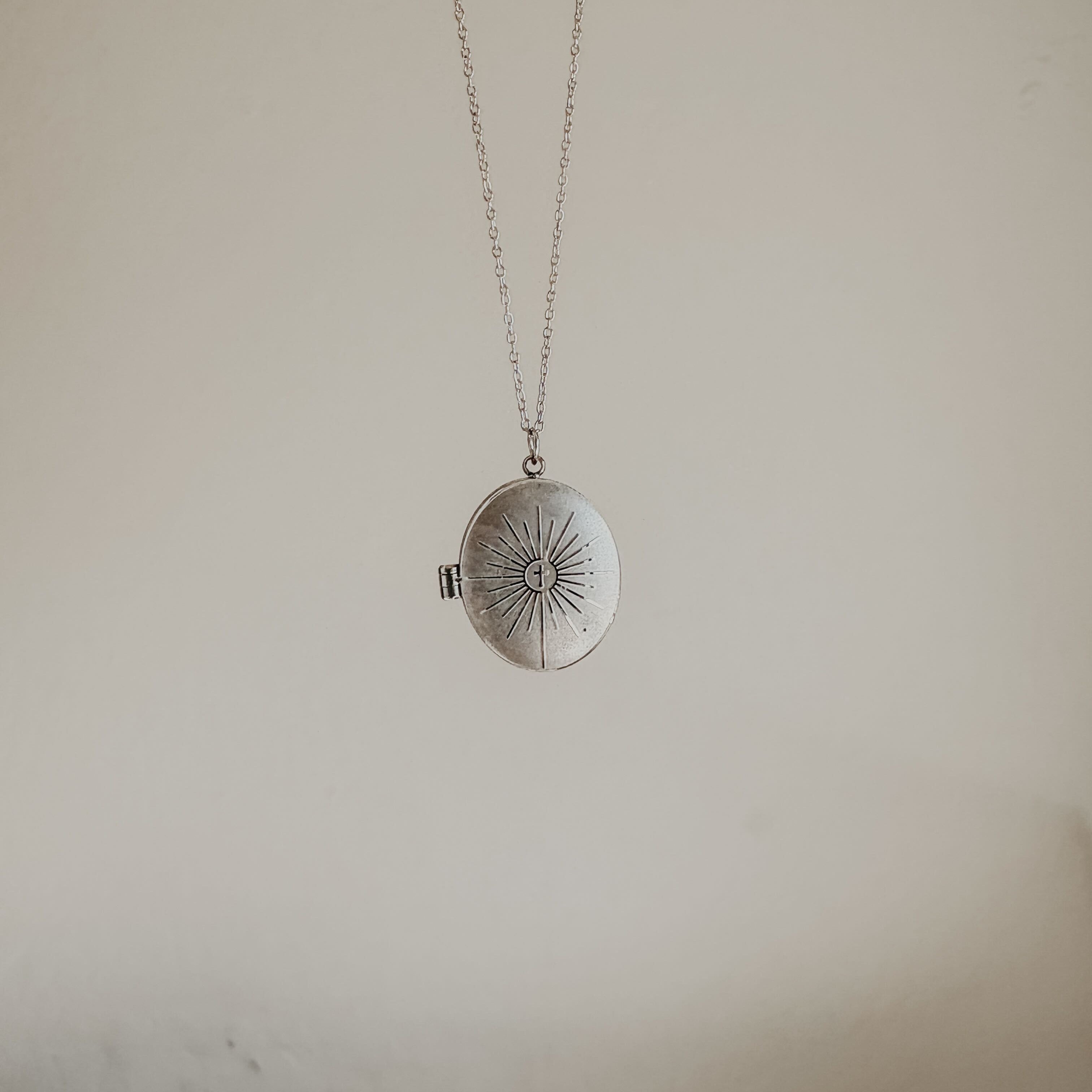 Monstrance Silver Locket