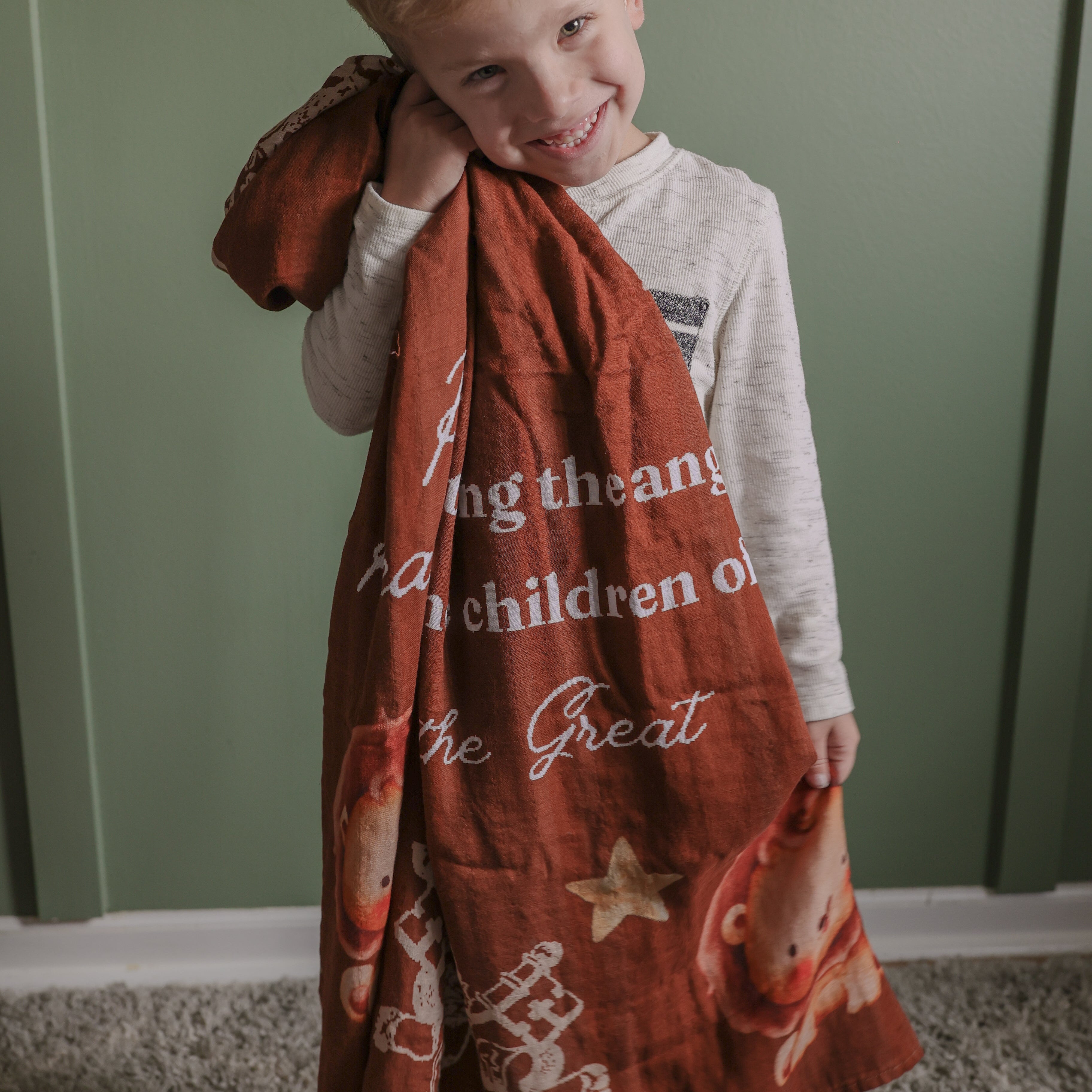 Leo the Lion | Muslin Swaddle Blanket