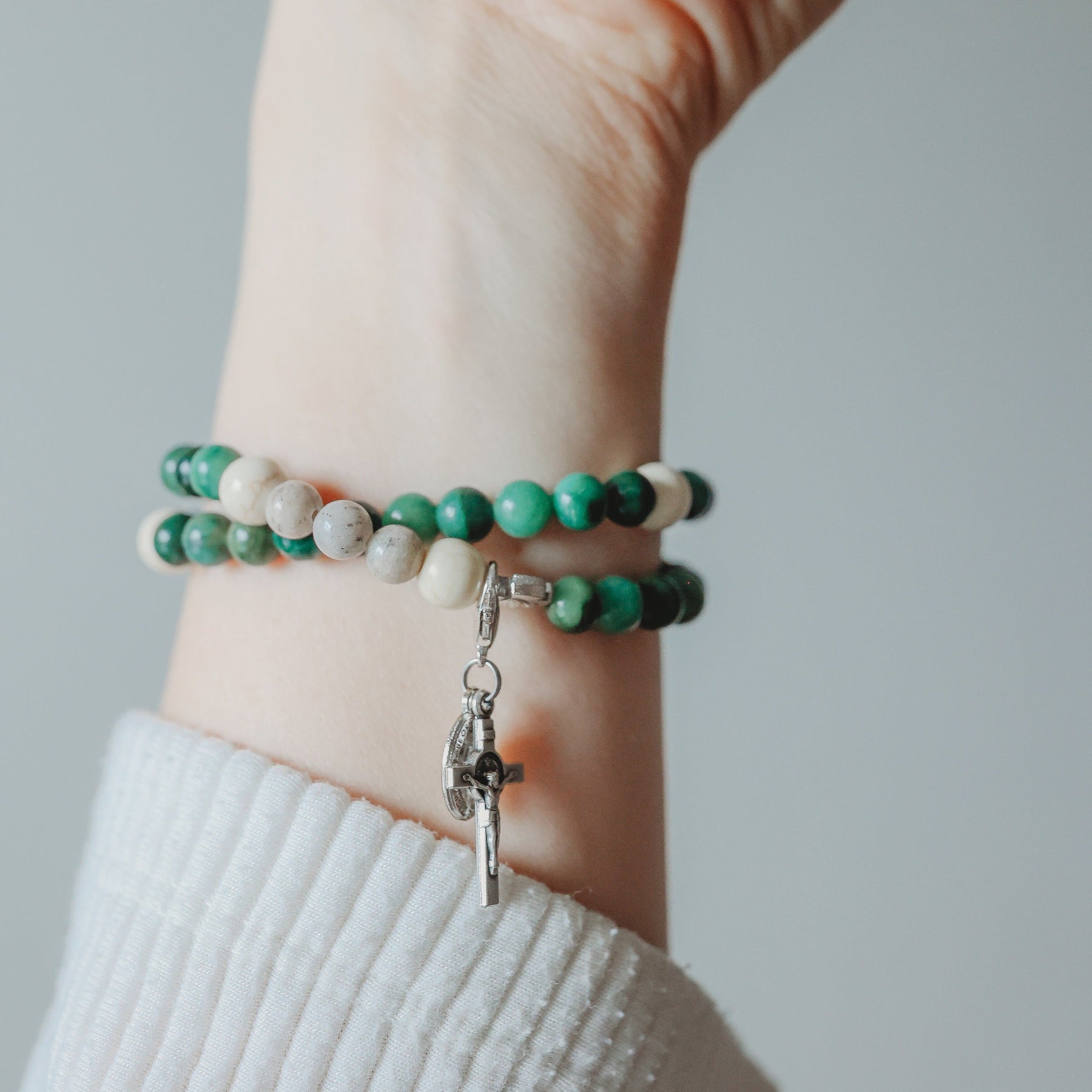 Life | Stretch & Wrap Rosary Bracelet