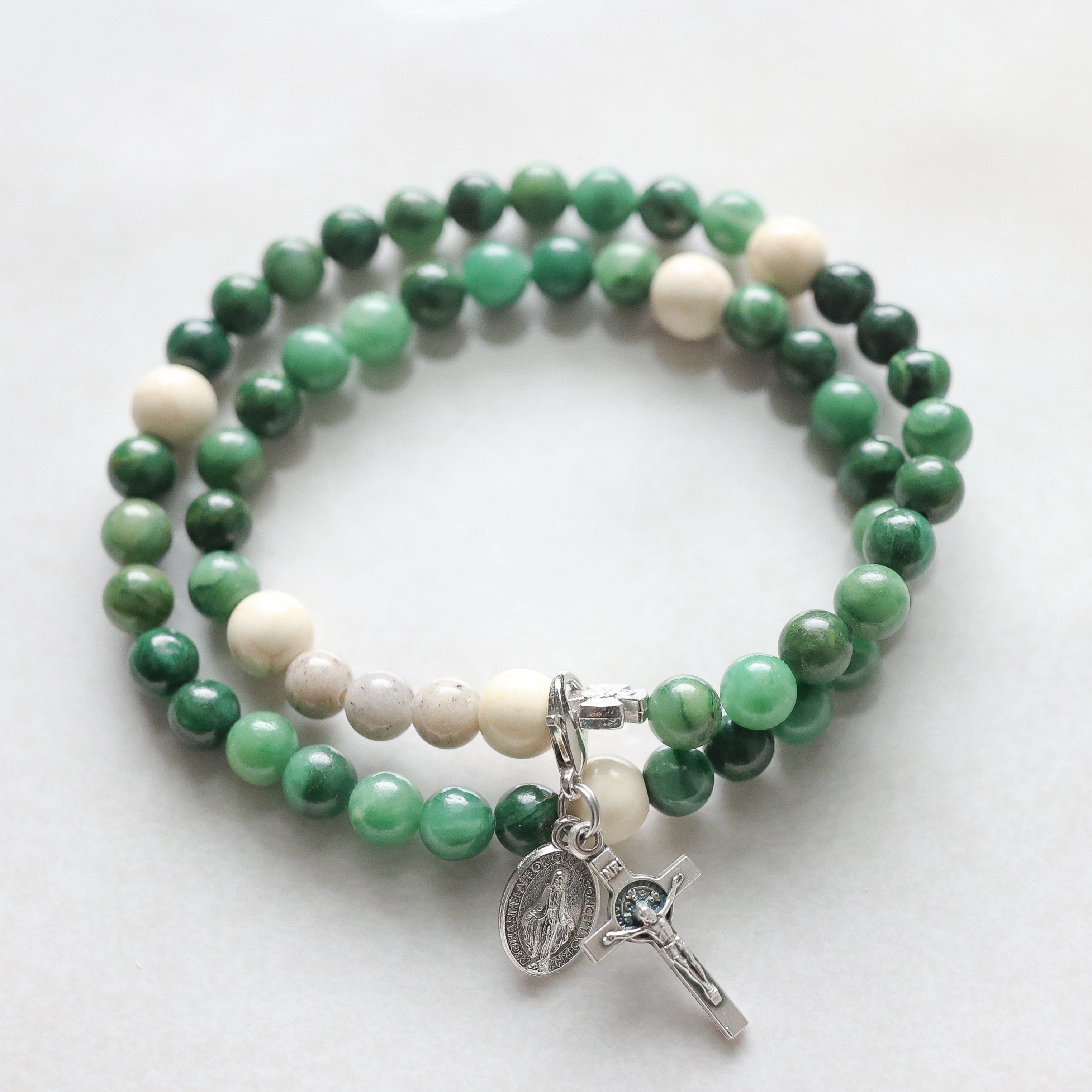 Life | Stretch & Wrap Rosary Bracelet