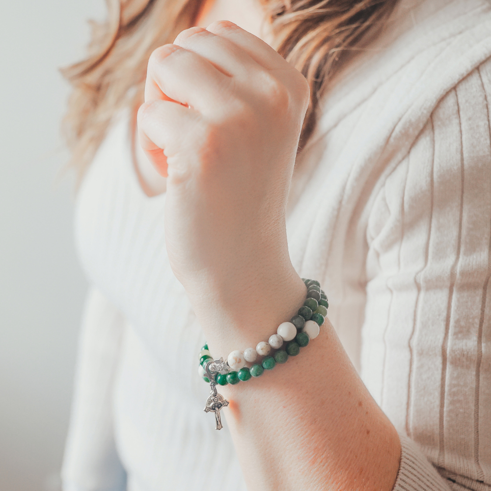 Life | Stretch & Wrap Rosary Bracelet