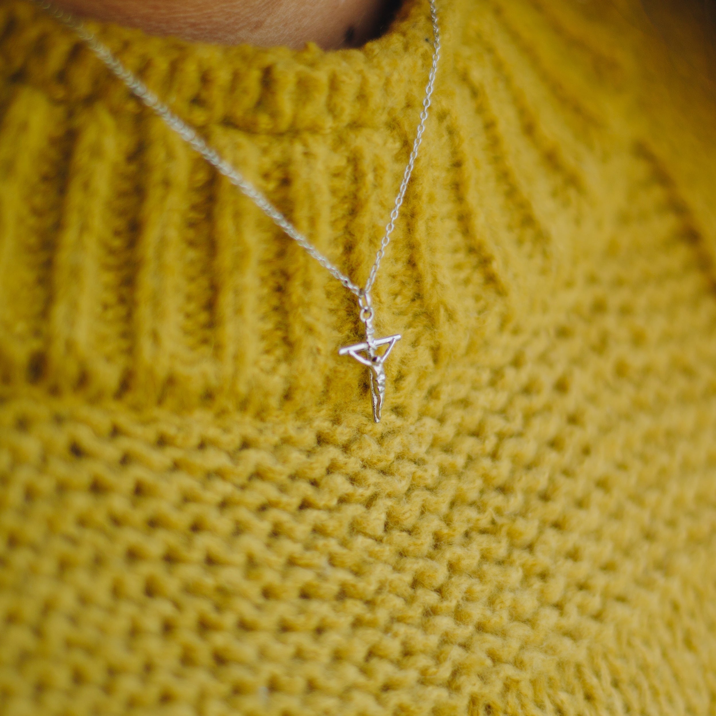 Women's Silver Crucifix Necklace | Blessed is She