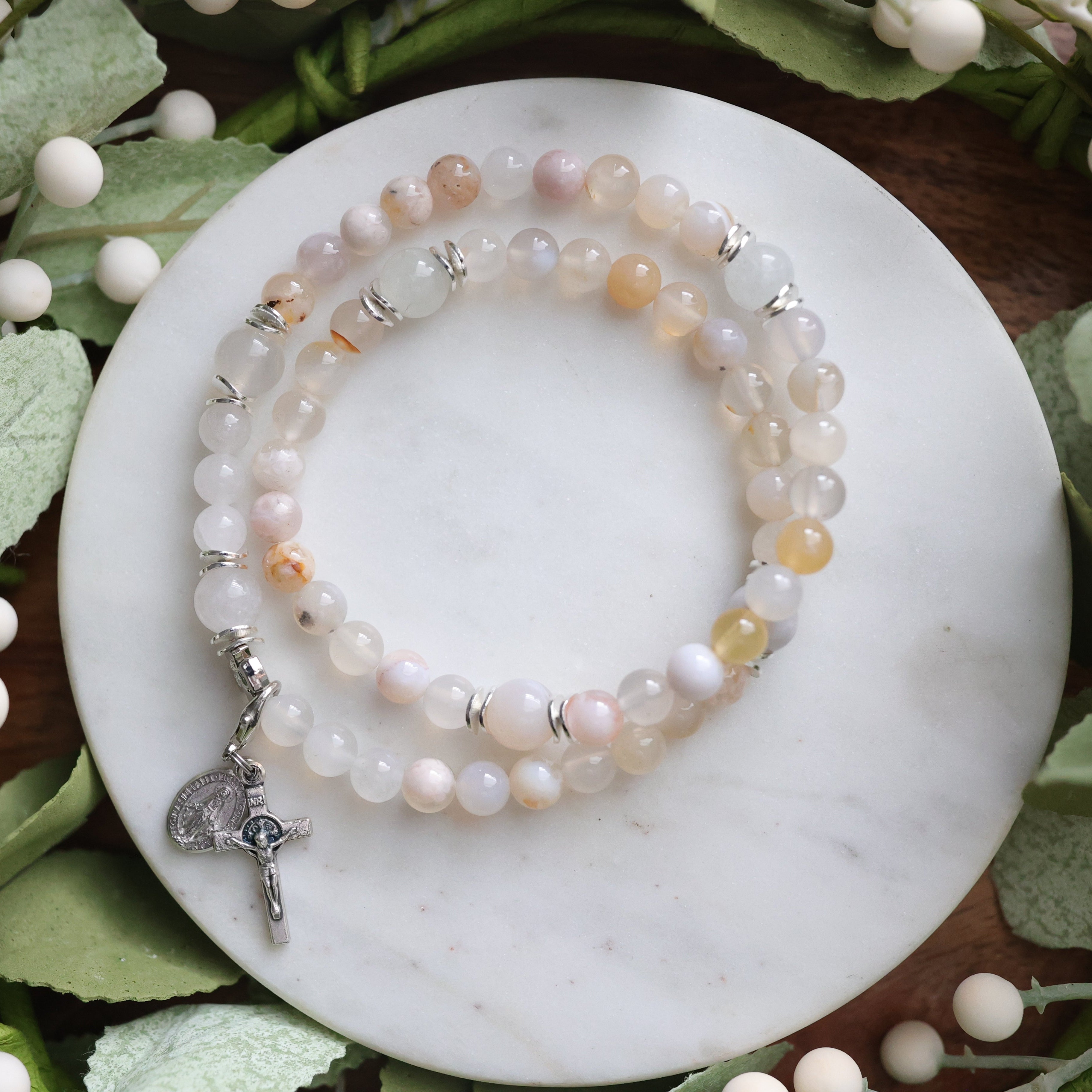 The Paraclete Chews Life Rosary Bracelet
