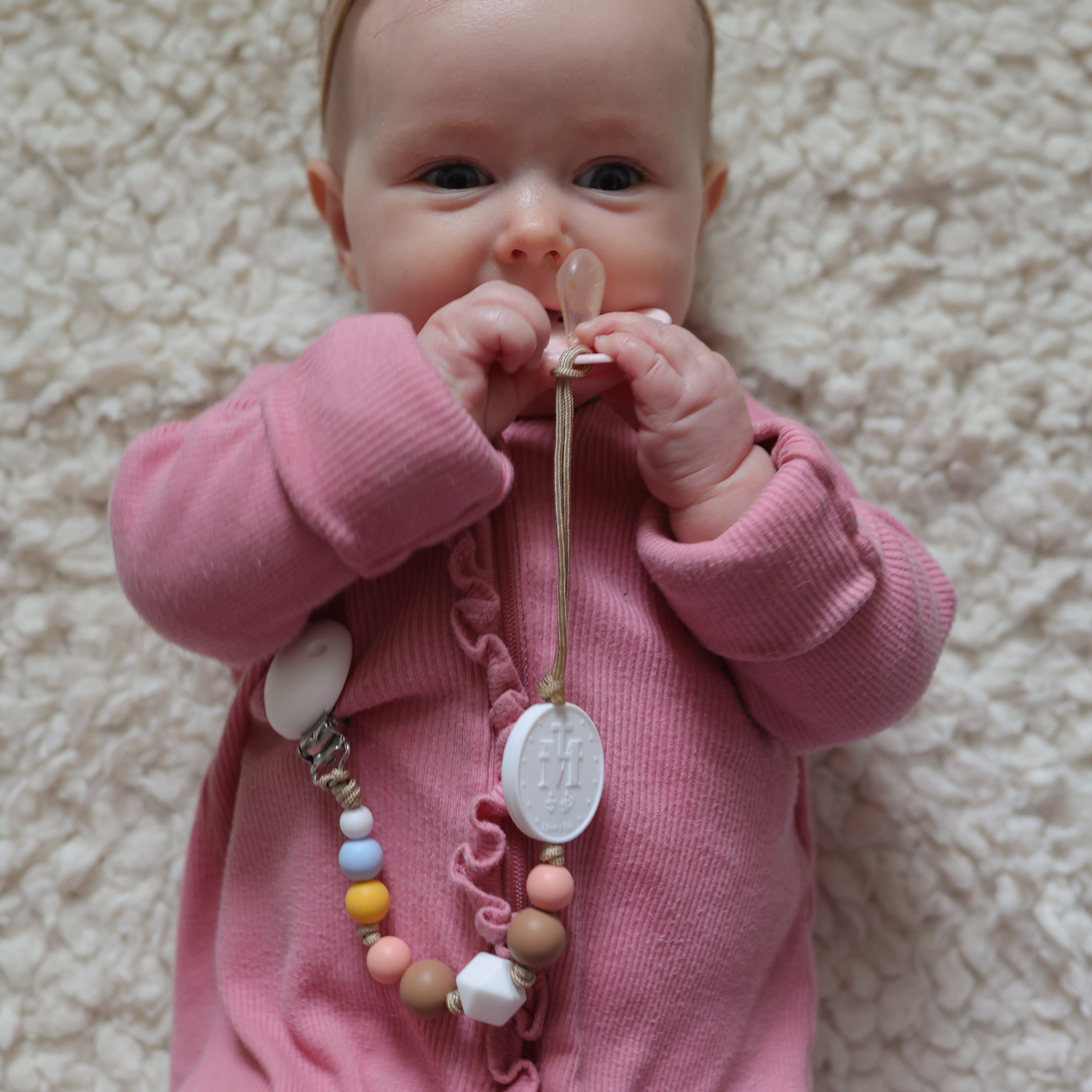Noah | Silicone Pacifier Clip