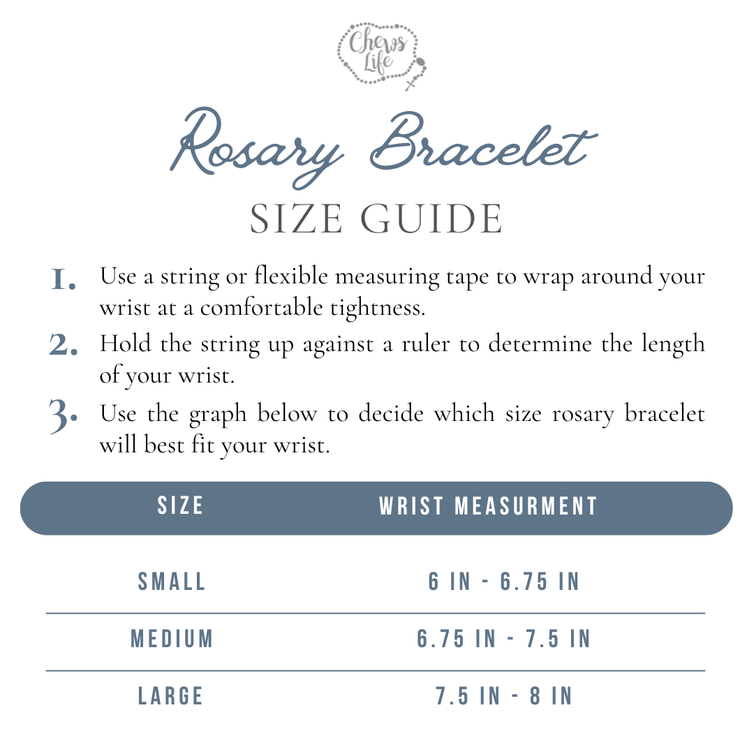 The Coronation | Stretch & Wrap Rosary Bracelet