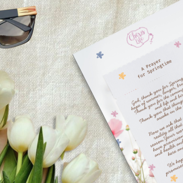 Springtime Blessing | FREE Printable Prayer Card