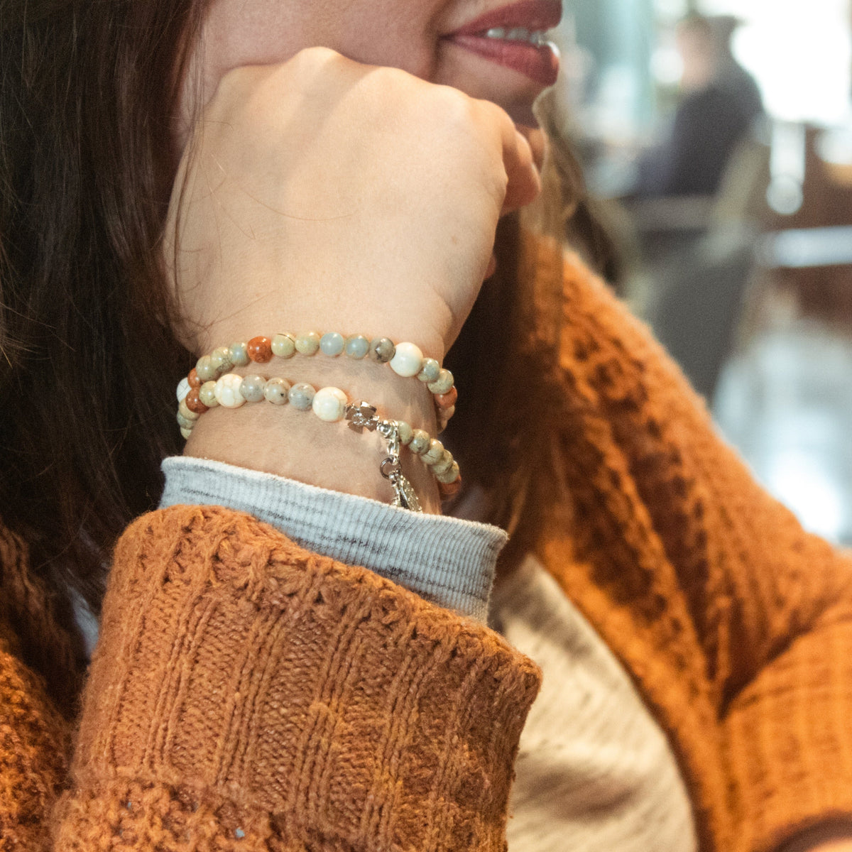 St. Margaret of Scotland | Stretch & Wrap Rosary Bracelet
