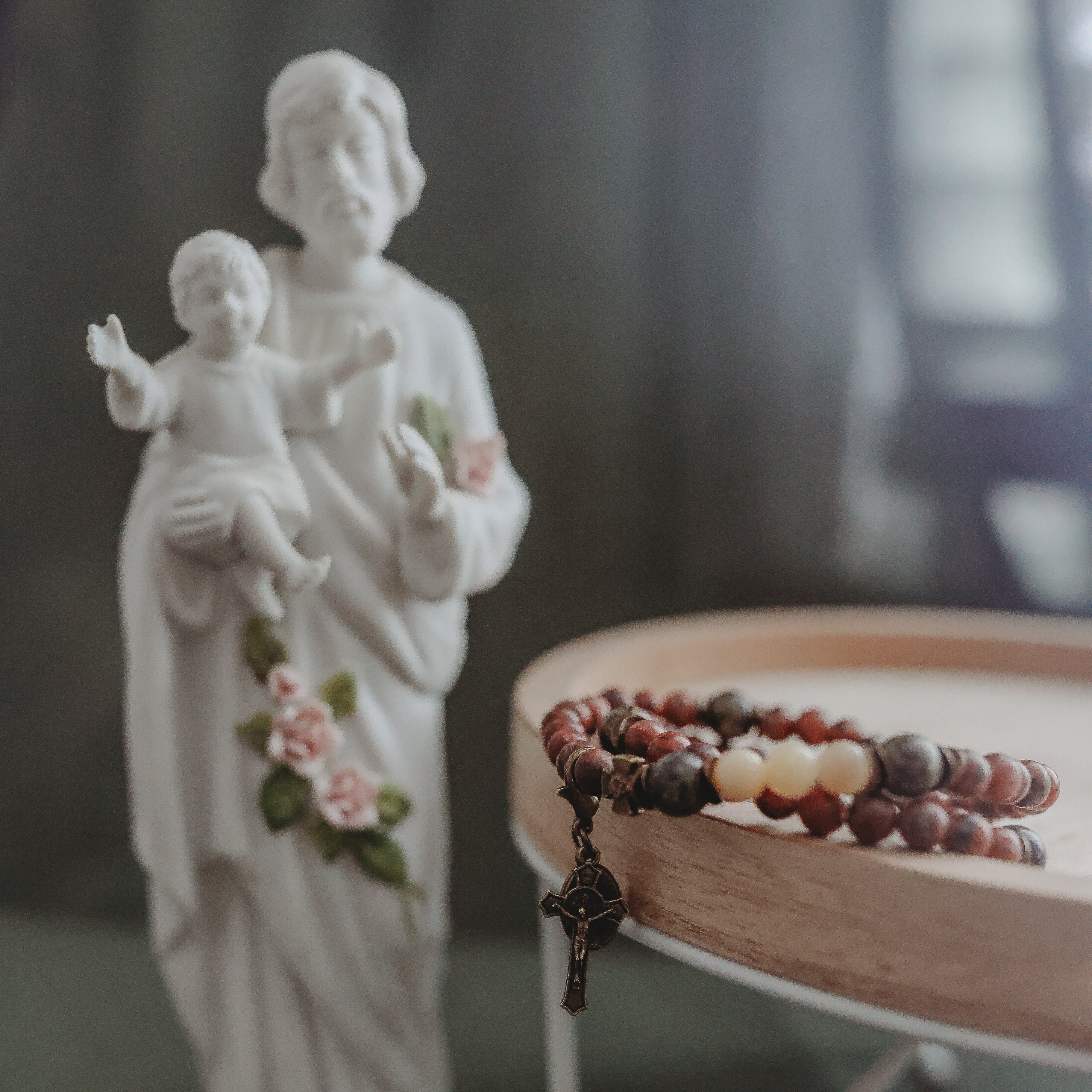 St. Joseph Gemstone Rosary Bracelet | Limited Release