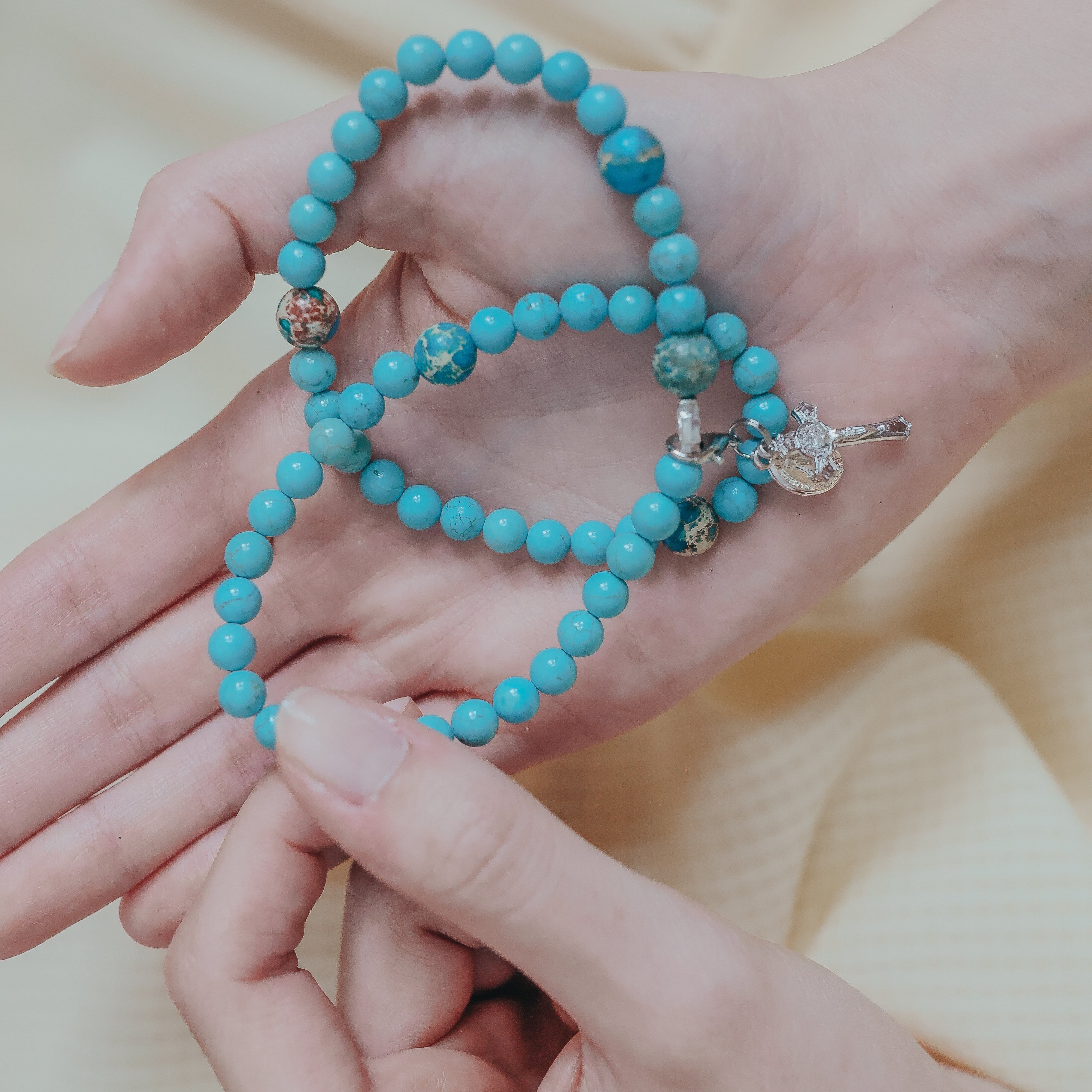 St. Catherine Laboure | Chews Life Rosary Bracelet | Summer Exclusive