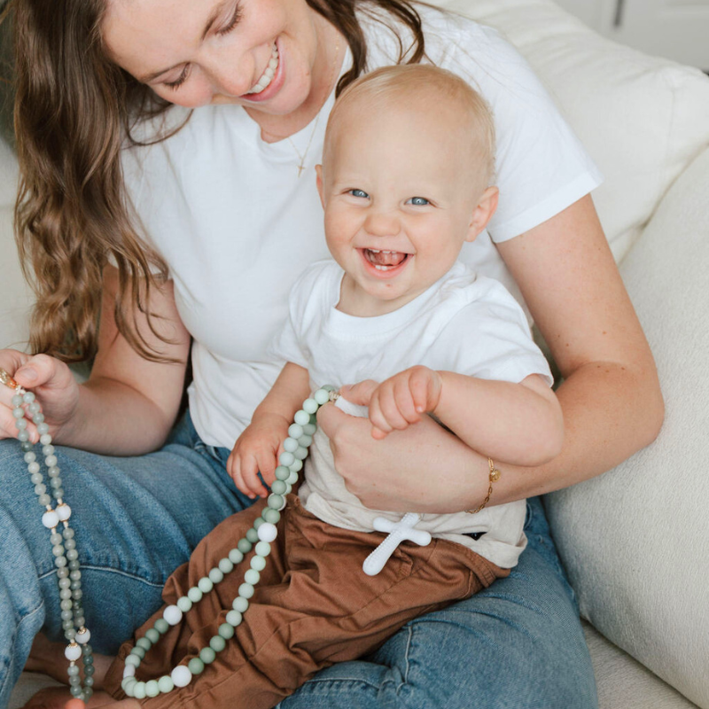 Our Lady of the Rosary | Mommy & Me Set | Chews Life x West Coast Catholic