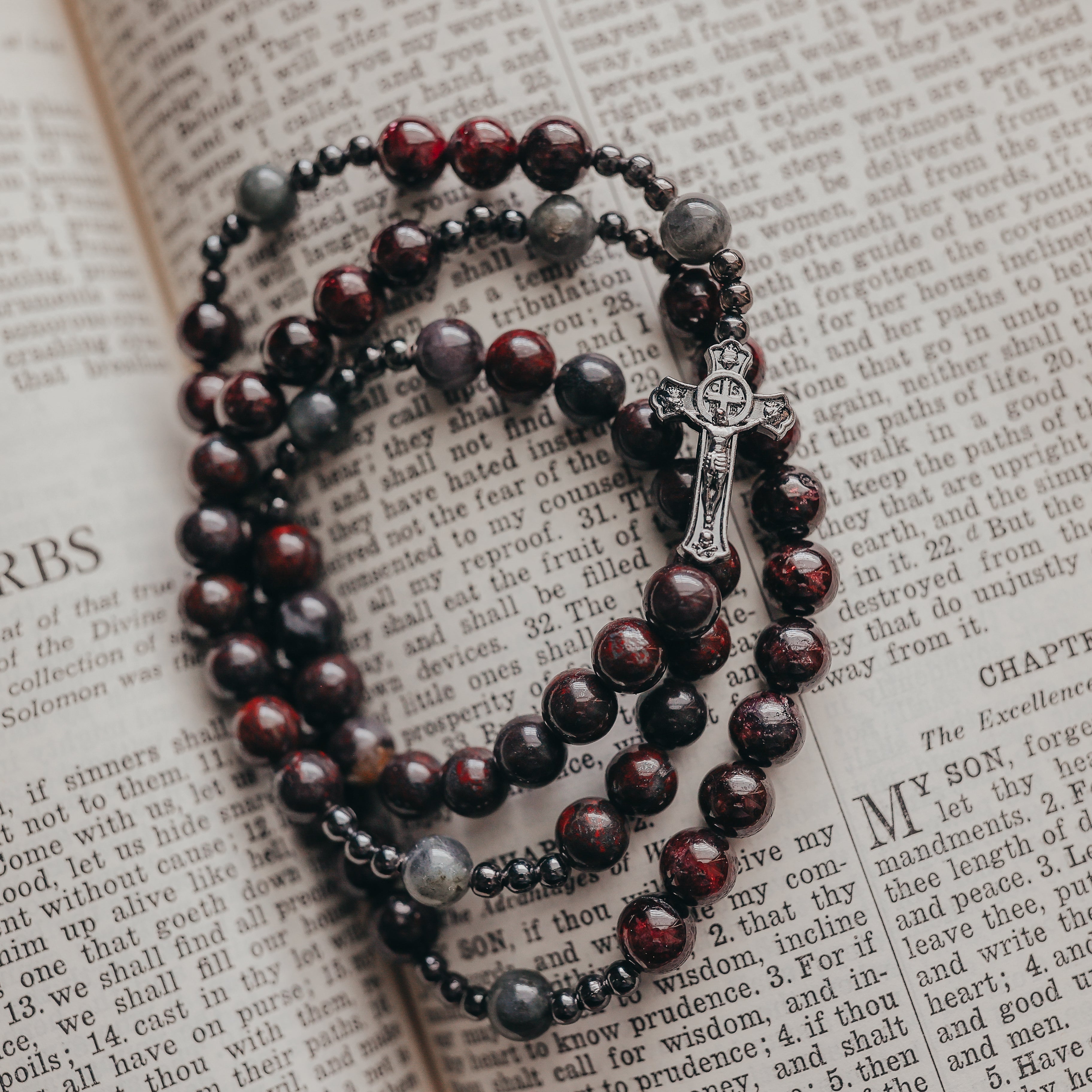 The Martins | Couples Rosary Bracelet Set