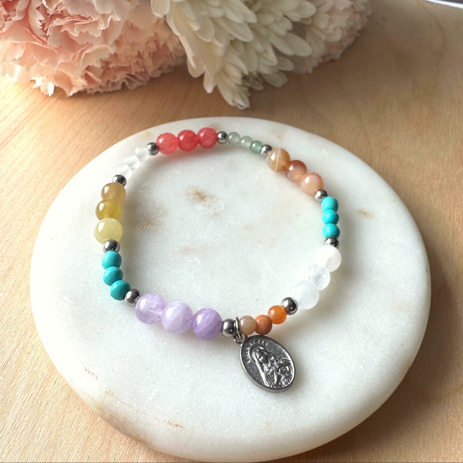 The Fleurette Gemstone Accent Bracelet