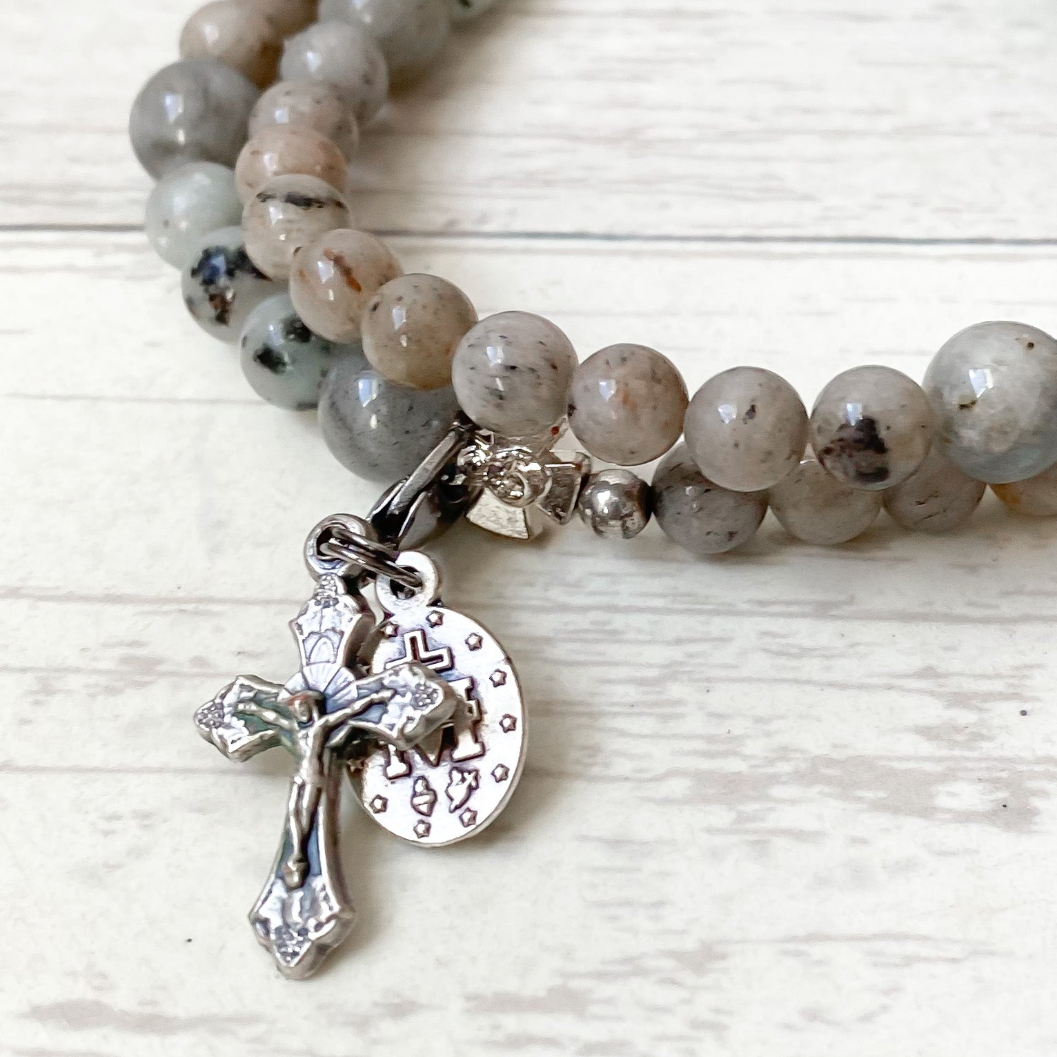 Vianney | Stretch & Wrap Rosary Bracelet