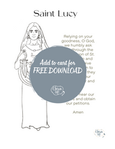 St. Lucy Coloring Page