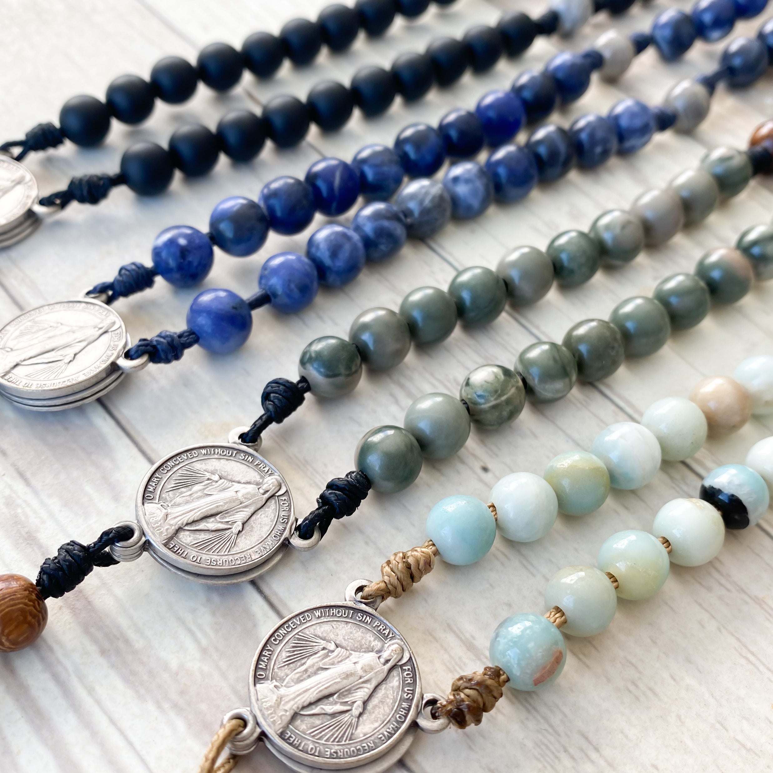 Immaculate Conception | Traditional Gemstone Rosary