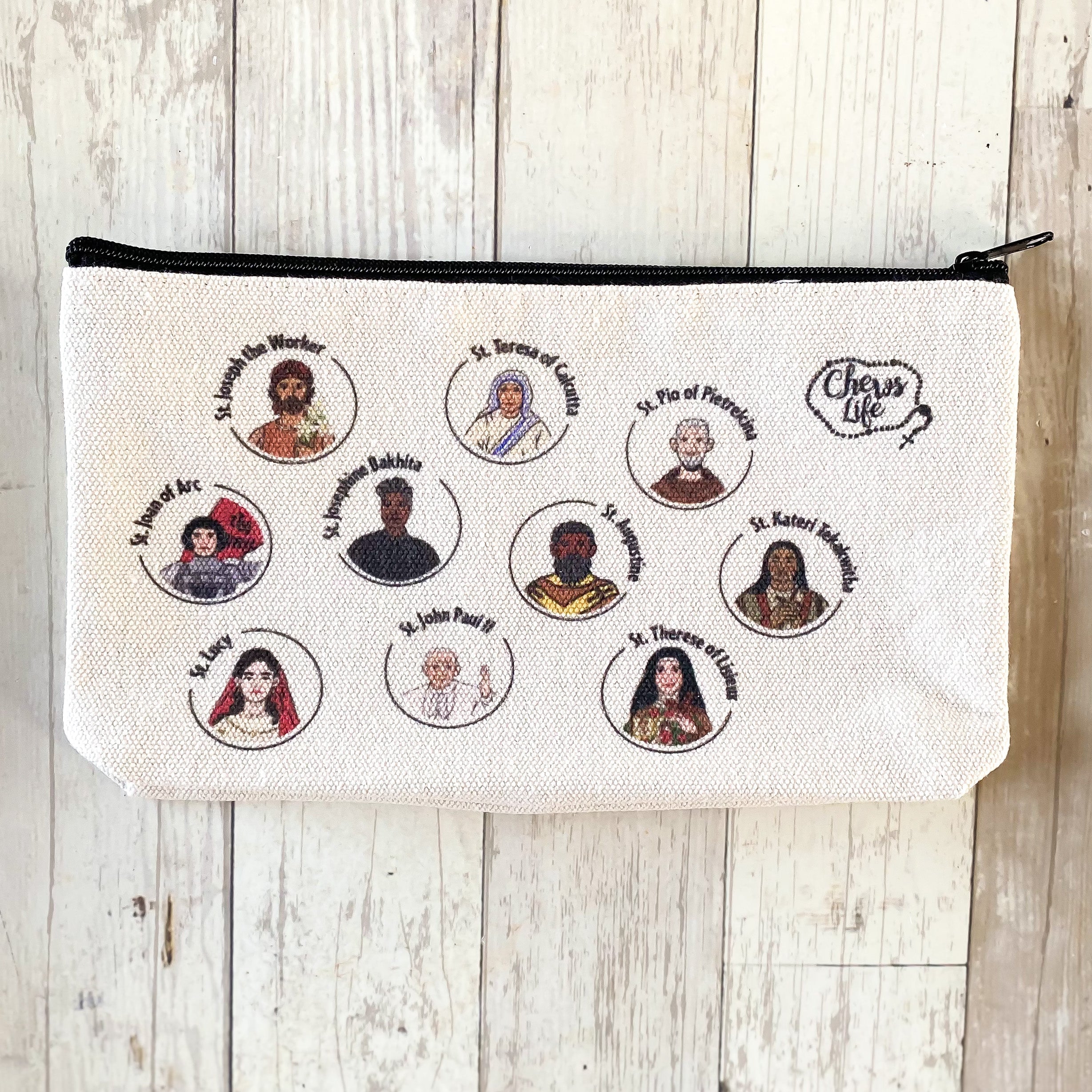 STJ Canvas Zipper Pouch