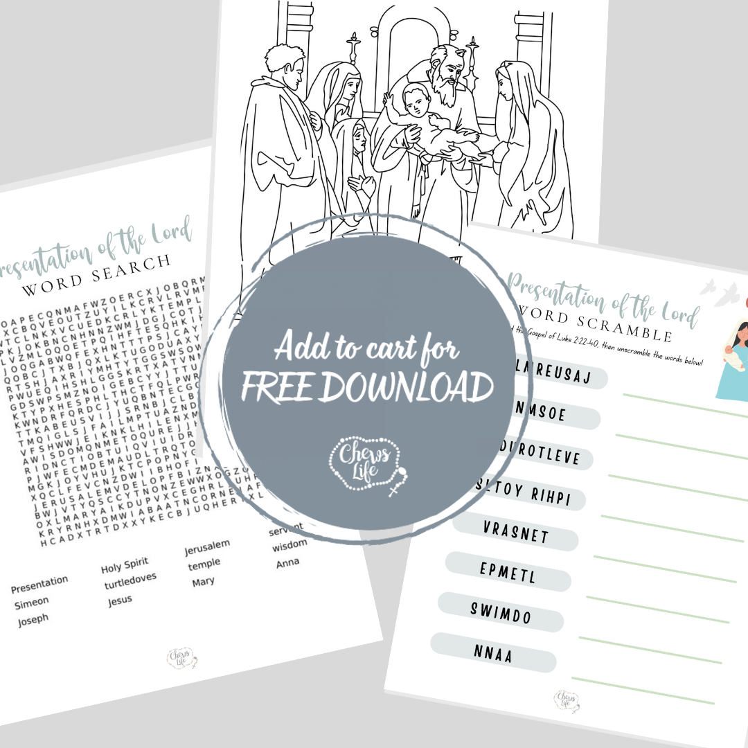 Presentation of The Lord | Activity Sheet
