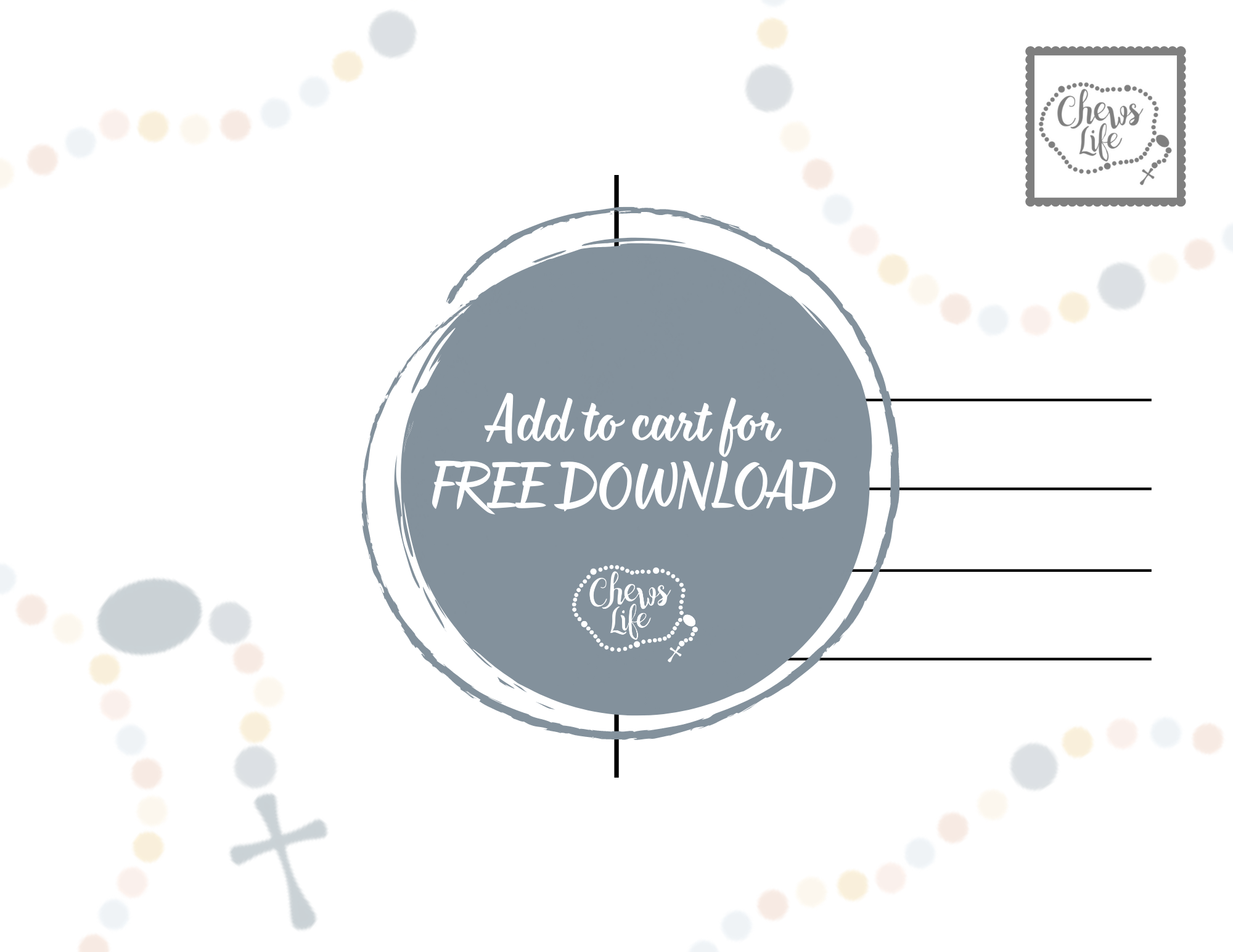 Spiritual Work of Mercy Postcard | Comfort the Sorrowful | Coloring page