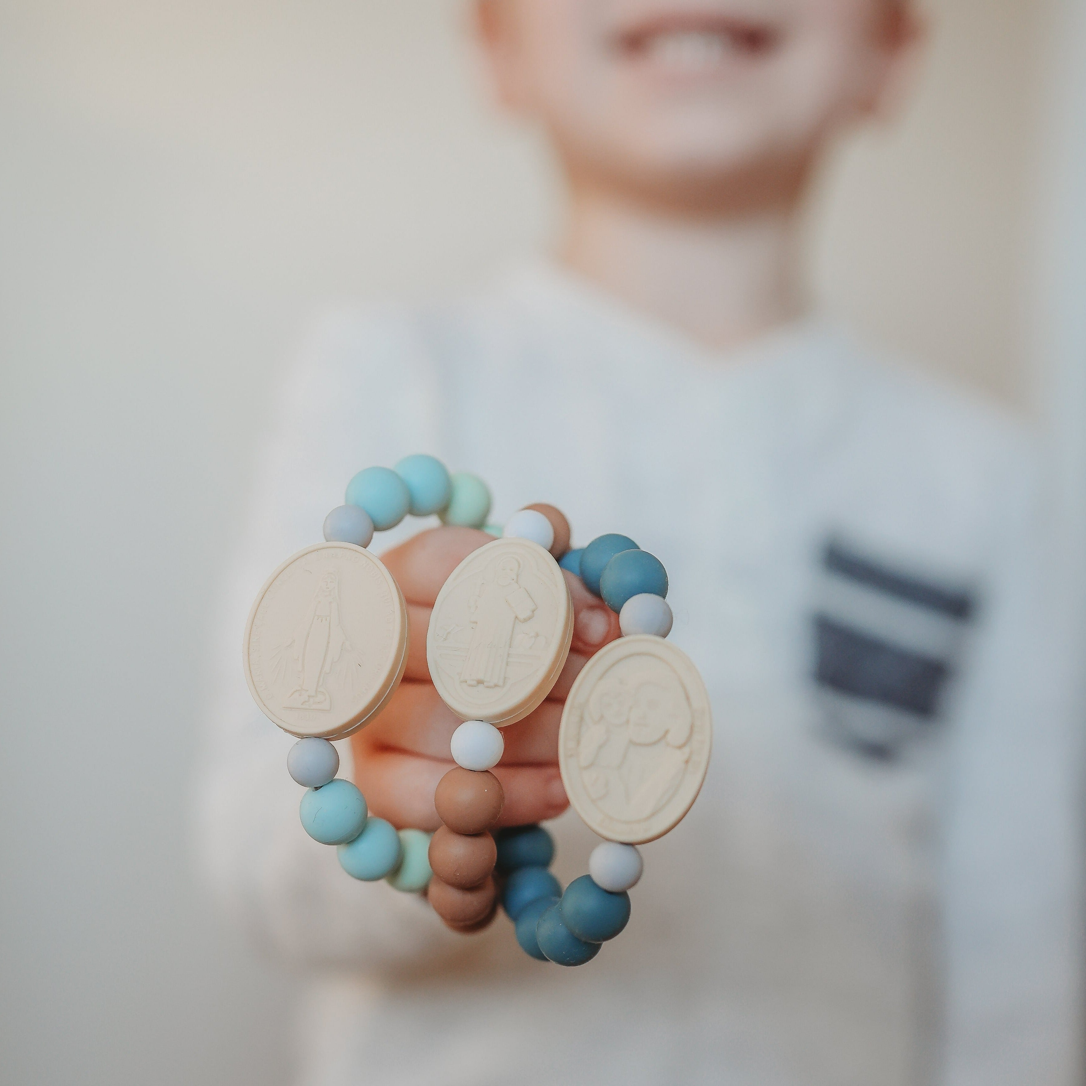 St. Benedict Saint Bracelet | Caramel