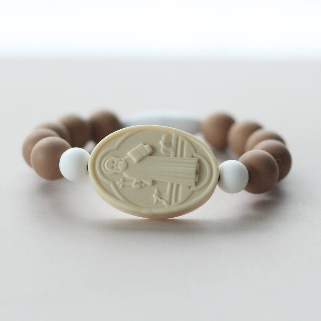 St. Benedict Saint Bracelet | Caramel