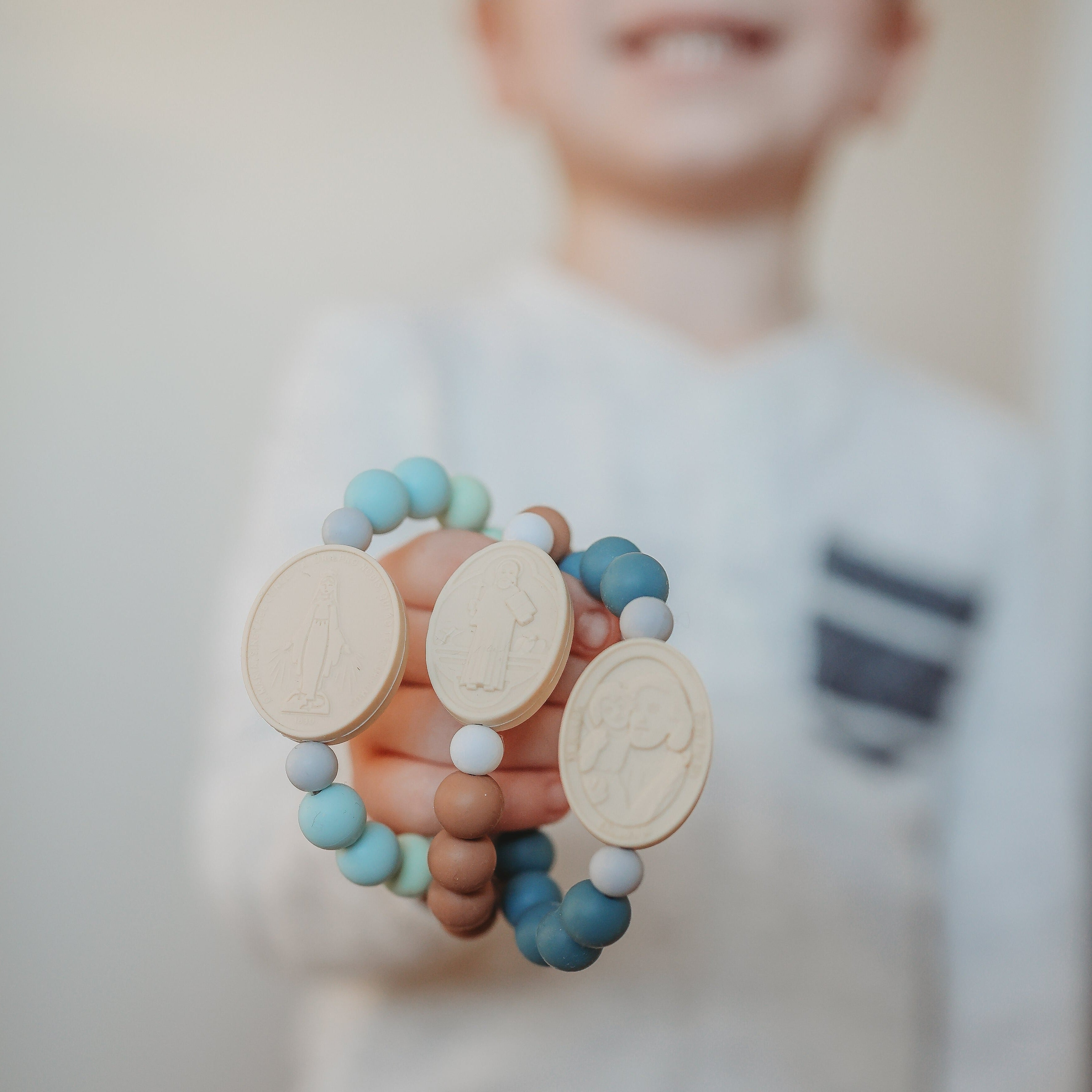 St. Benedict Saint Bracelet | Cream