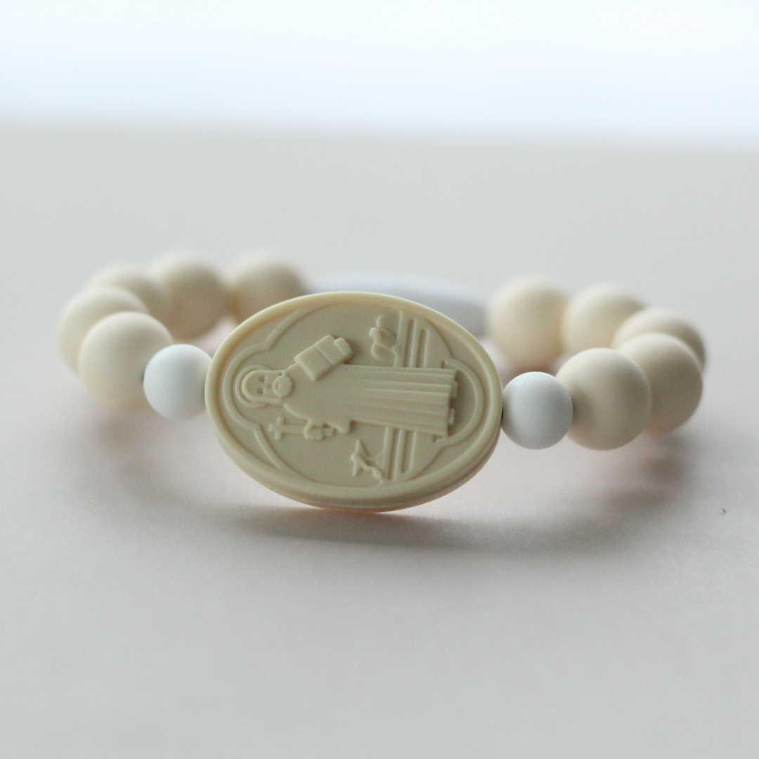 St. Benedict Saint Bracelet | Cream