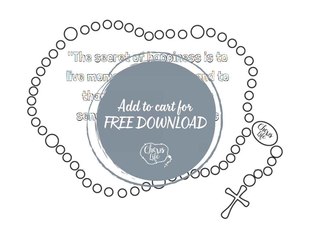 St. Gianna - Gratitude Coloring Page